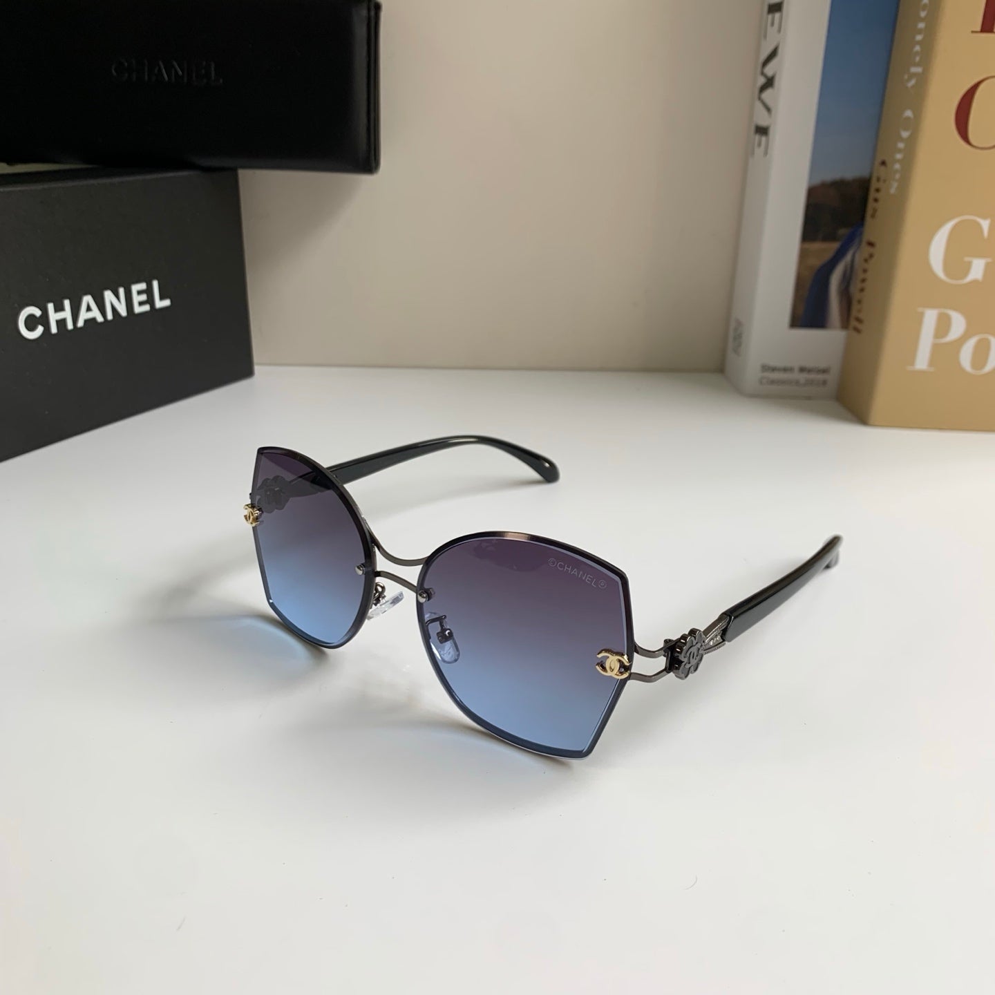 Chanel Square Silver Lens Sunglasses for Men & Women - 431621 - detail image 2