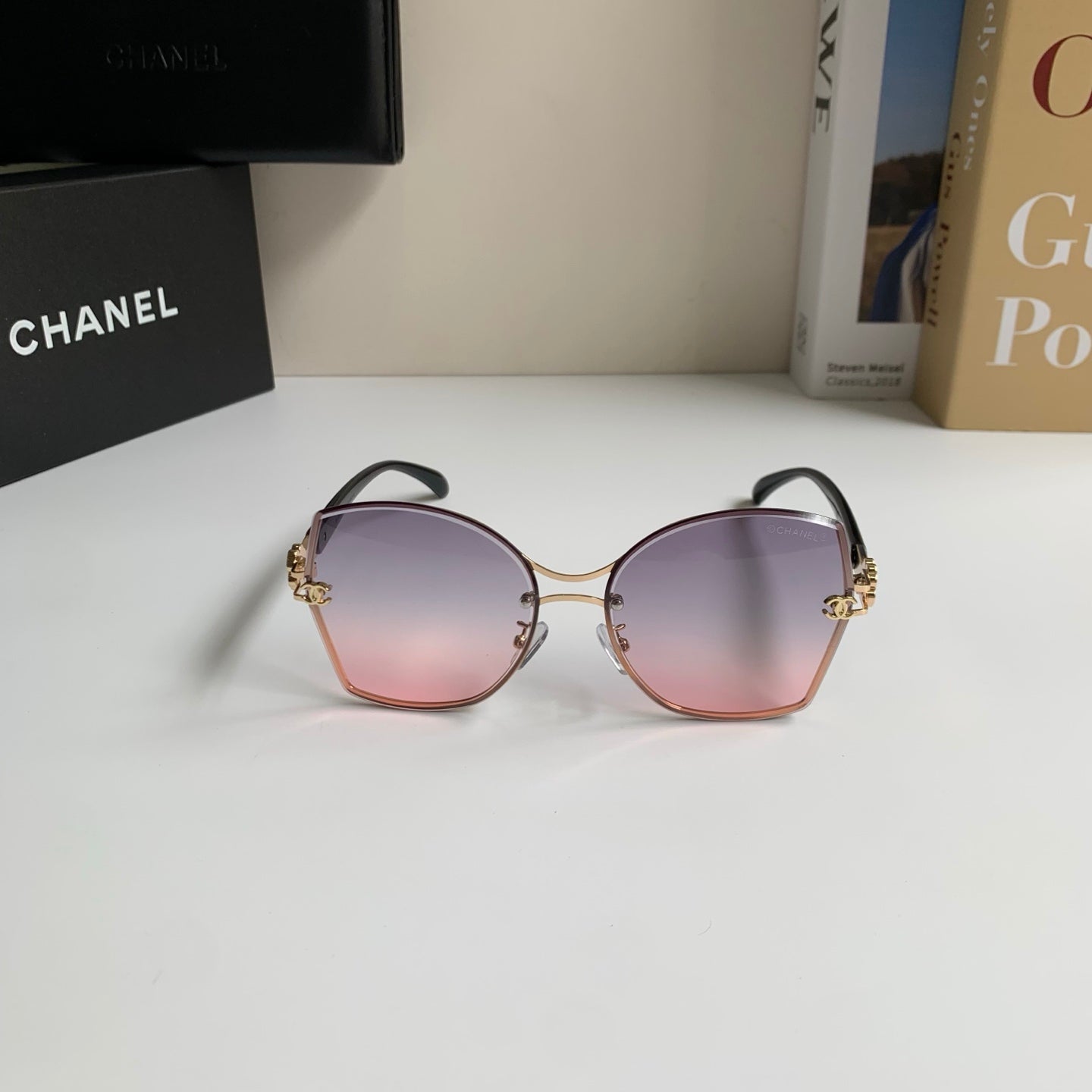Chanel Square Silver Lens Sunglasses for Men & Women - 431622 - detail image 3