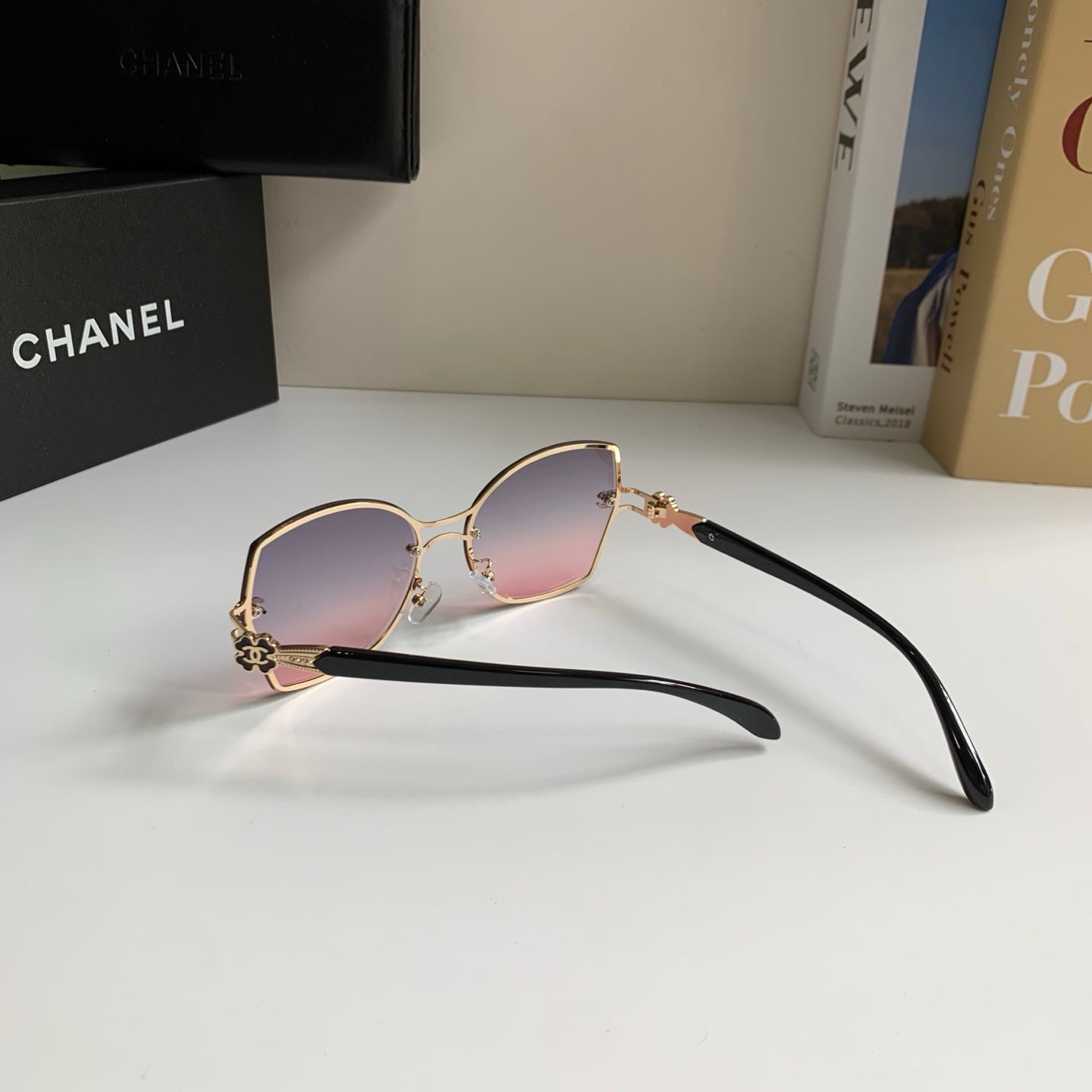 Chanel Square Silver Lens Sunglasses for Men & Women - 431622 - detail image 6