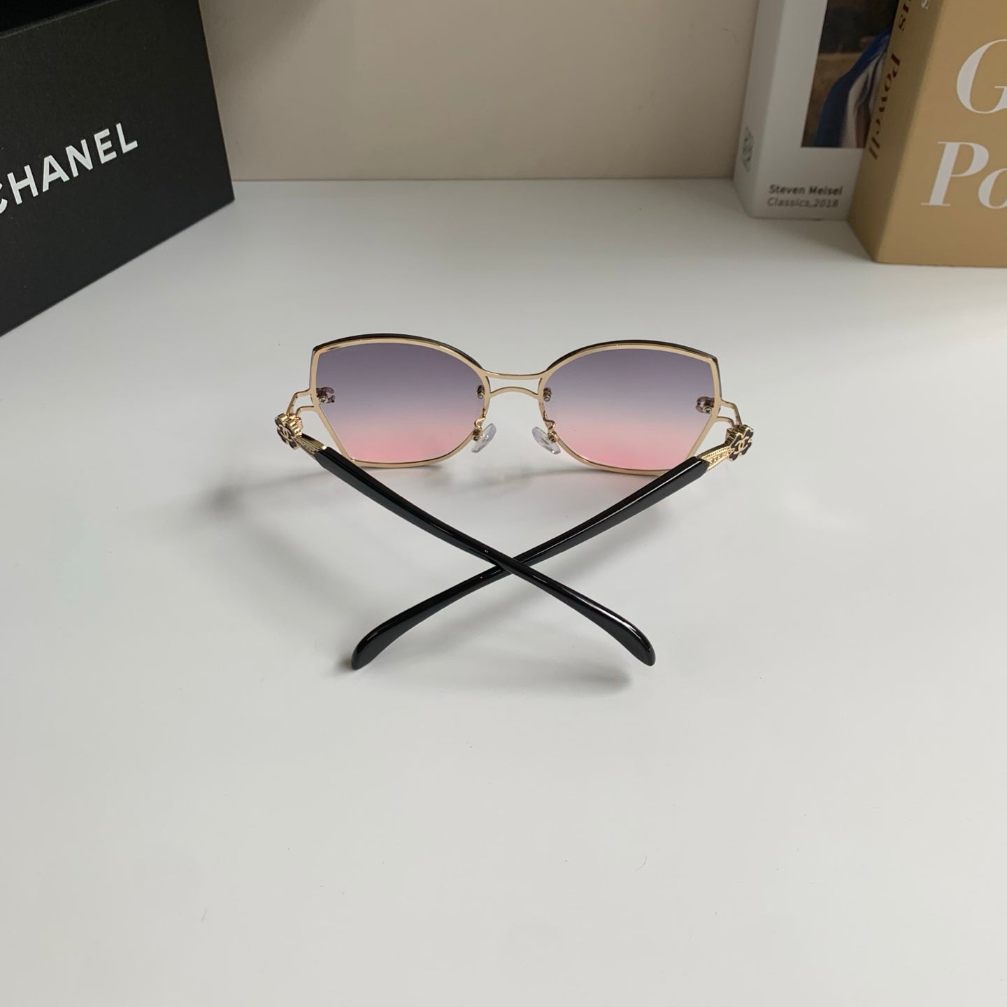 Chanel Square Silver Lens Sunglasses for Men & Women - 431622 - detail image 8