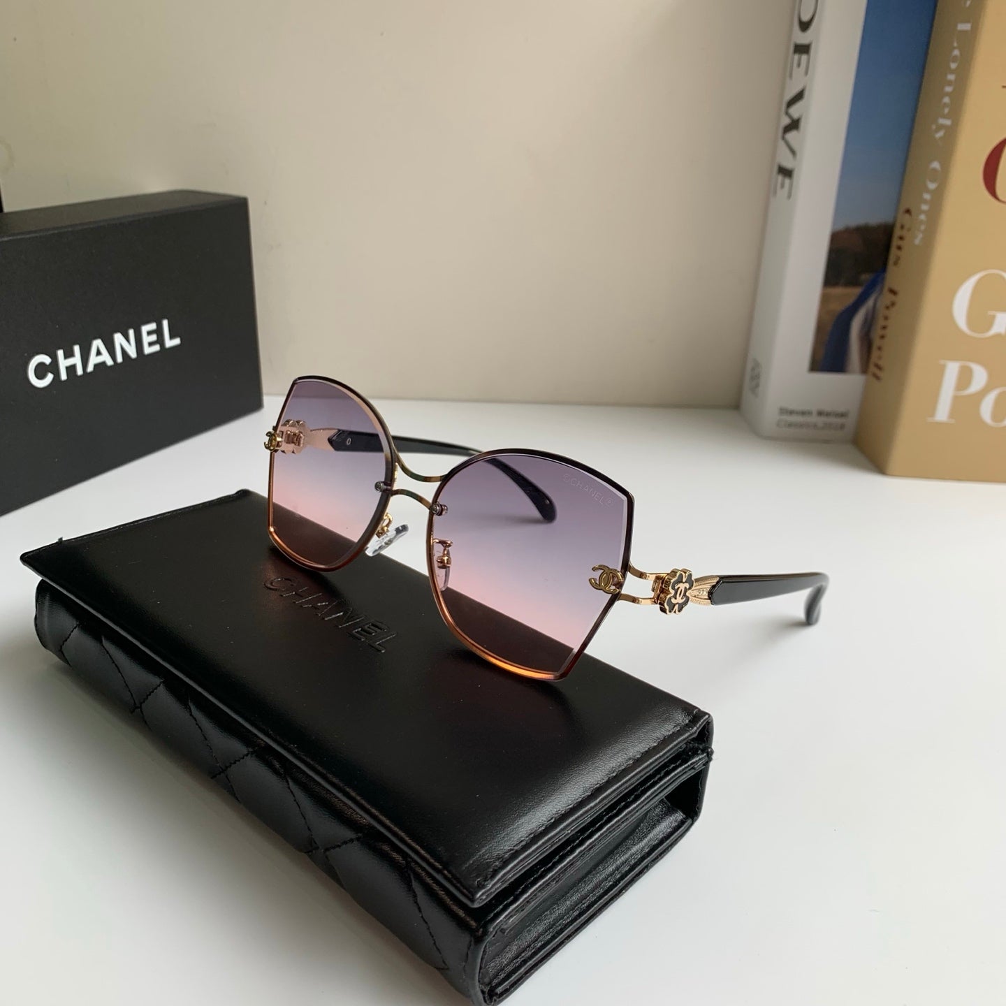 Chanel Square Silver Lens Sunglasses for Men & Women - 431622 - detail image 5