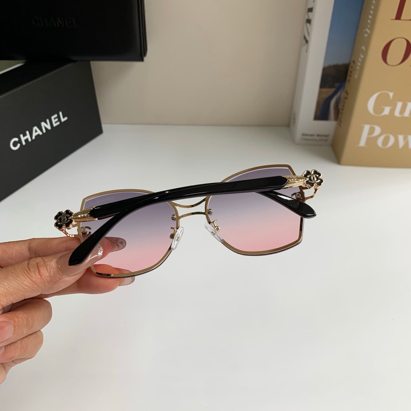 Chanel Square Silver Lens Sunglasses for Men & Women - 431622 - detail image 7
