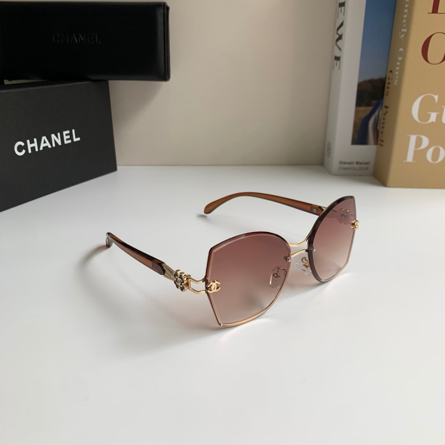 Chanel Square Red Lens Sunglasses for Men & Women - 431623