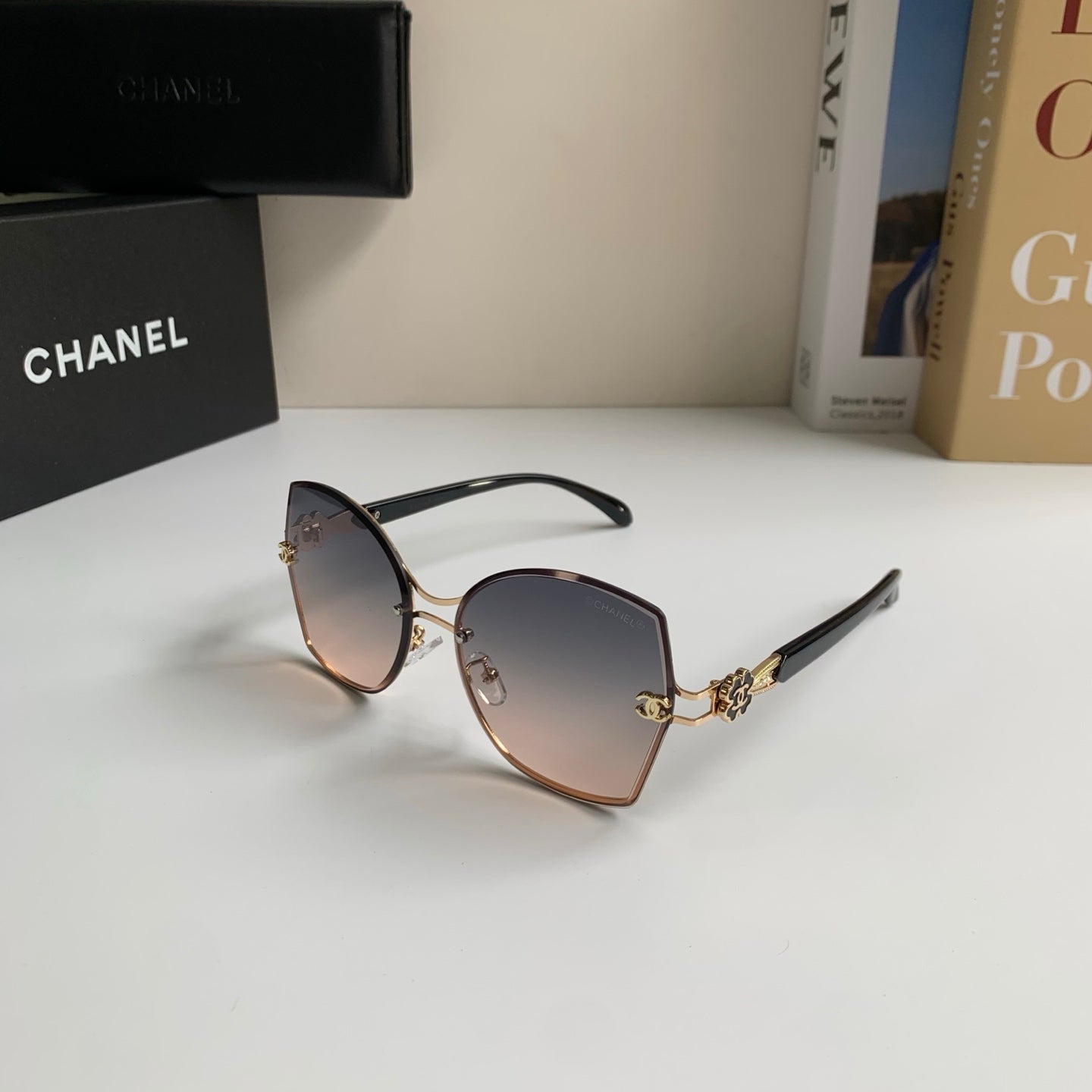 Chanel Square Silver Lens Sunglasses for Men & Women - 431624 - detail image 2