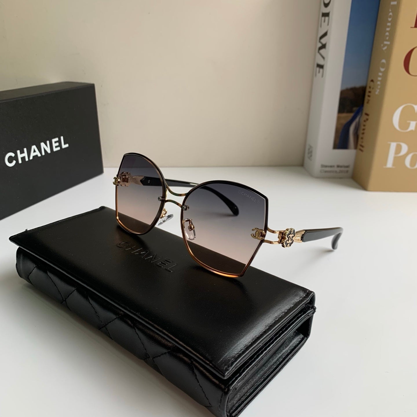 Chanel Square Silver Lens Sunglasses for Men & Women - 431624 - detail image 4