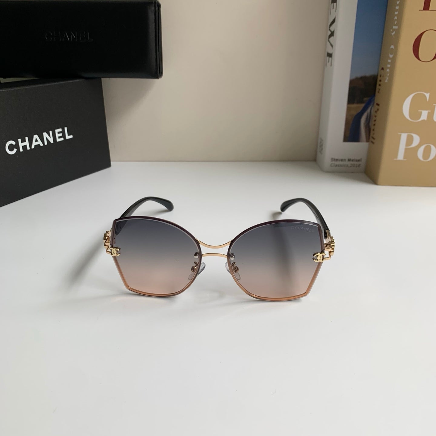 Chanel Square Silver Lens Sunglasses for Men & Women - 431624 - detail image 5