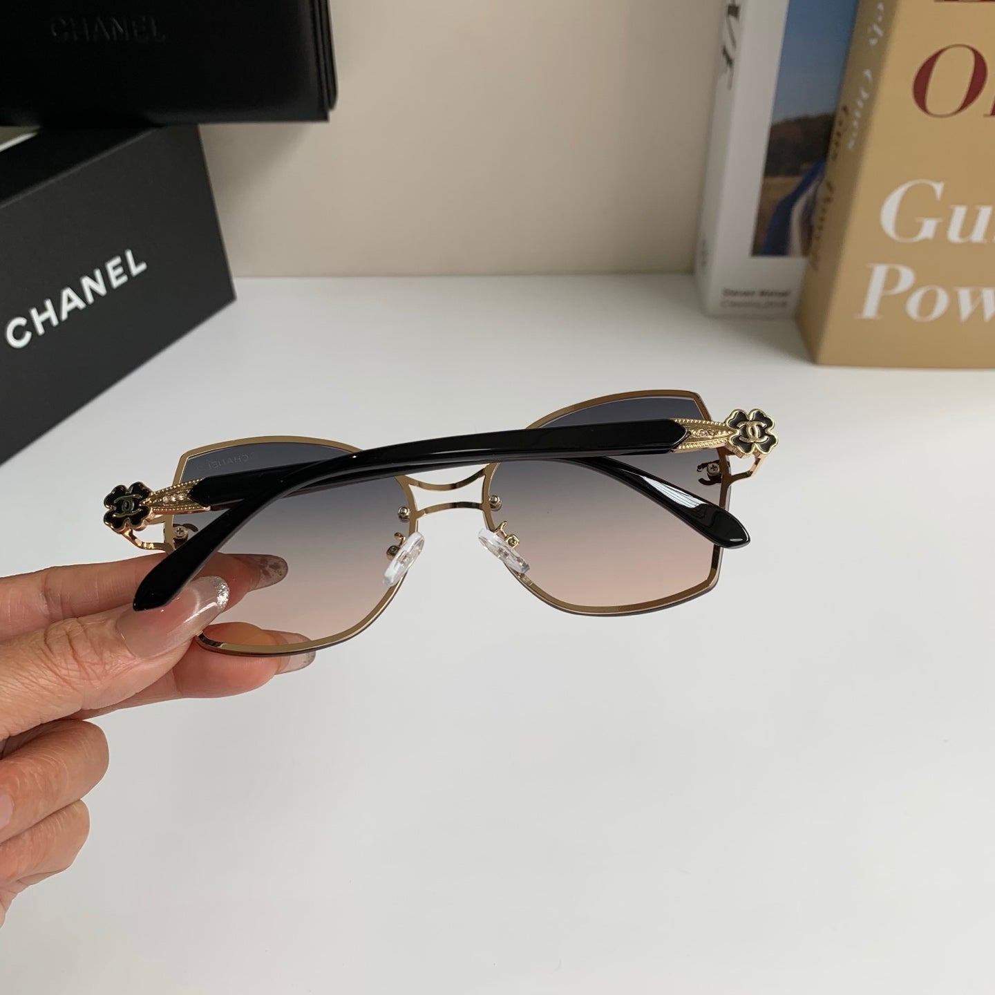 Chanel Square Silver Lens Sunglasses for Men & Women - 431624 - detail image 6