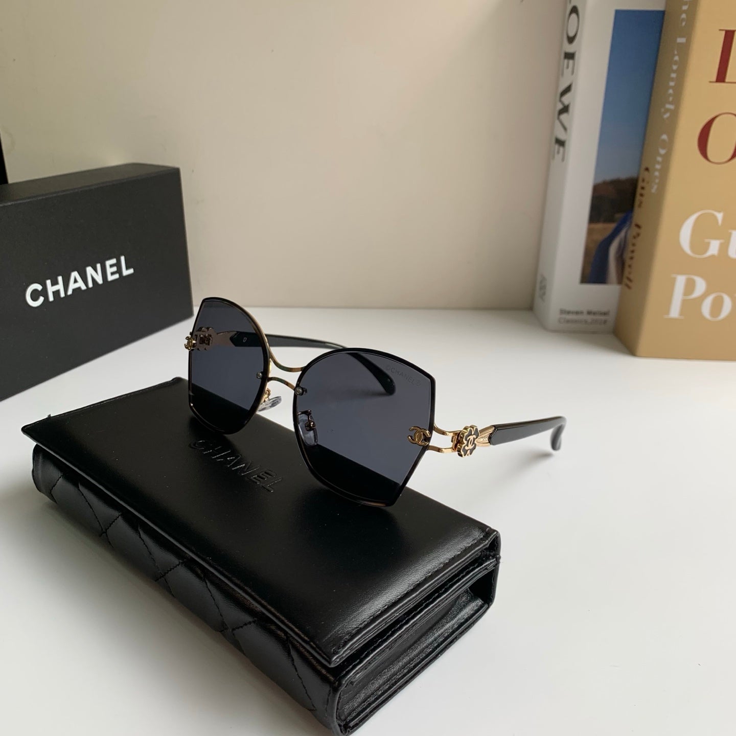 Chanel Square Silver Lens Sunglasses for Men & Women - 431625 - detail image 4