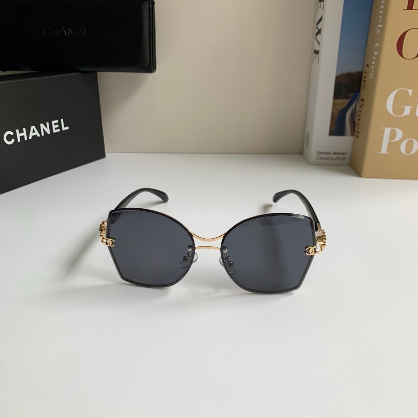 Chanel Square Silver Lens Sunglasses for Men & Women - 431625 - detail image 5