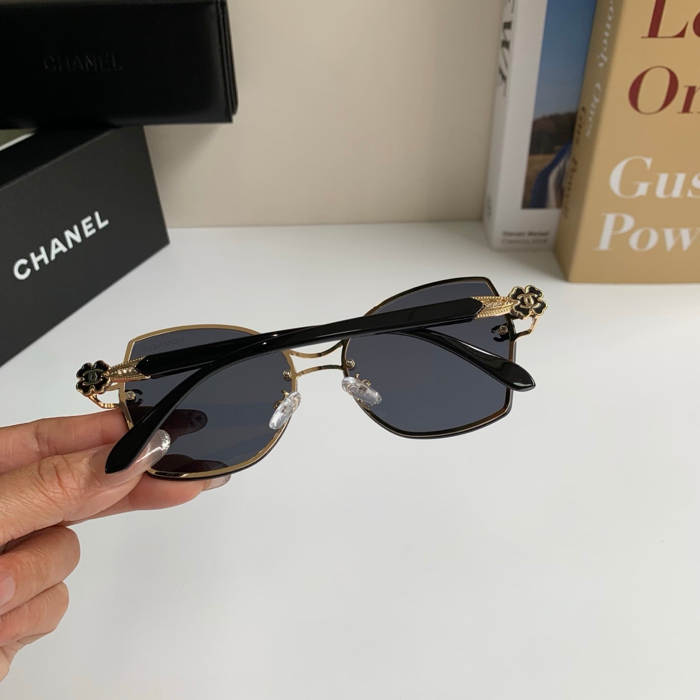 Chanel Square Silver Lens Sunglasses for Men & Women - 431625 - detail image 9