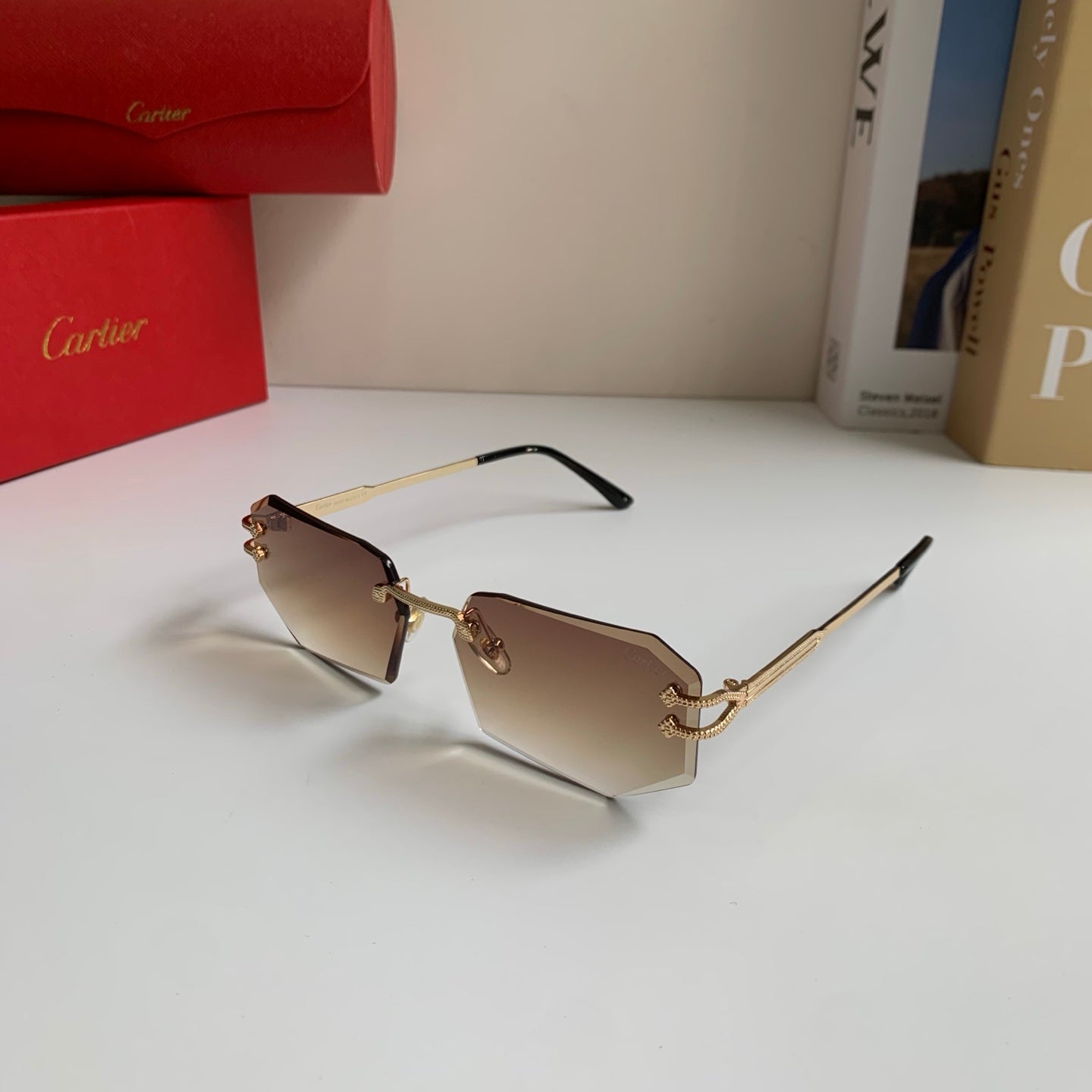 Cartier Fashion Brown Lens Sunglasses for Men & Women - 432271 - detail image 2
