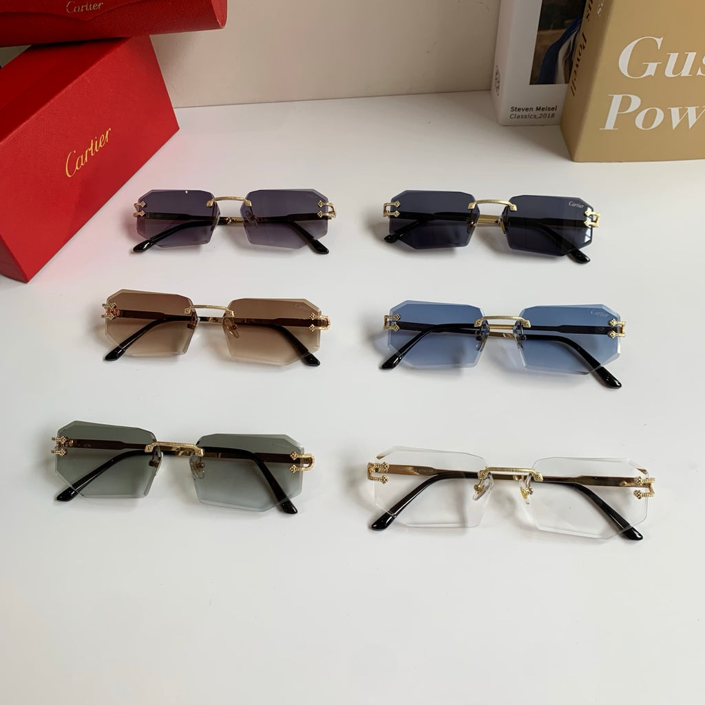 Cartier Fashion Silver Lens Sunglasses for Men & Women - 432275 - detail image 9
