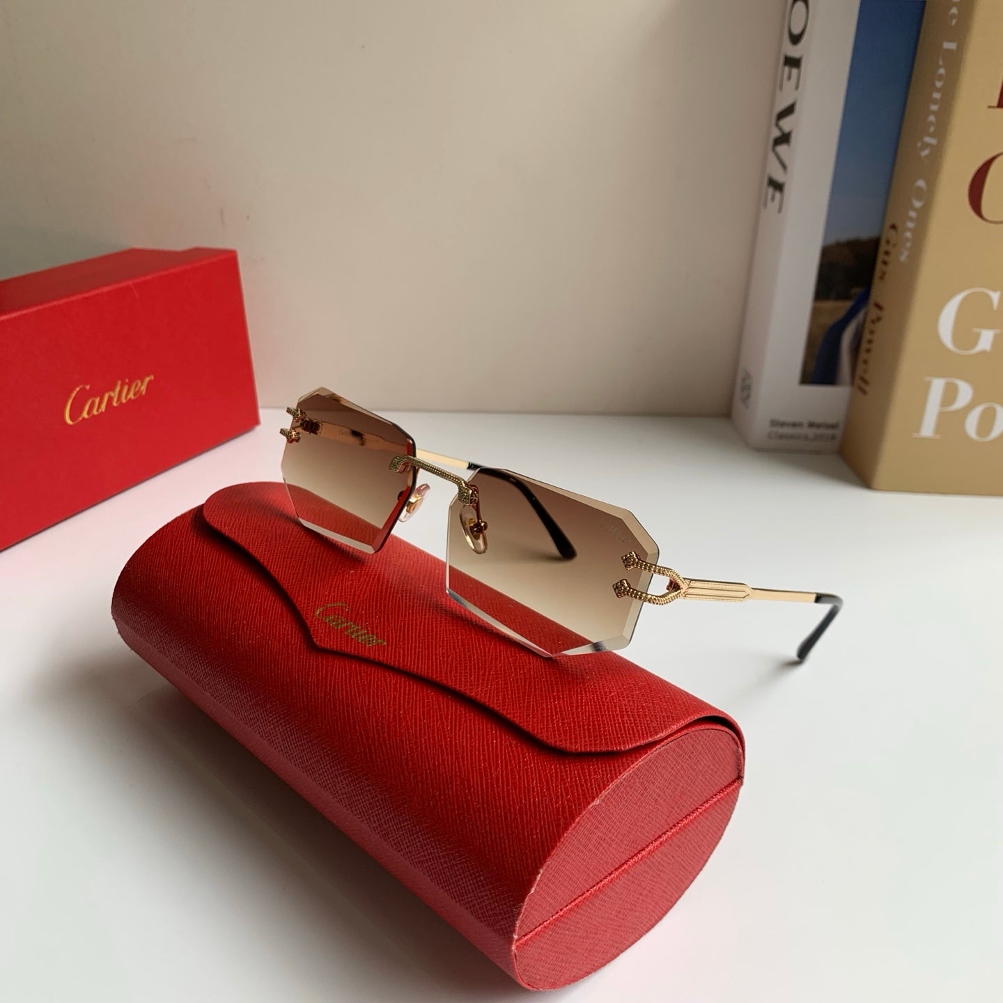 Cartier Fashion Brown Lens Sunglasses for Men & Women - 432271 - detail image 5
