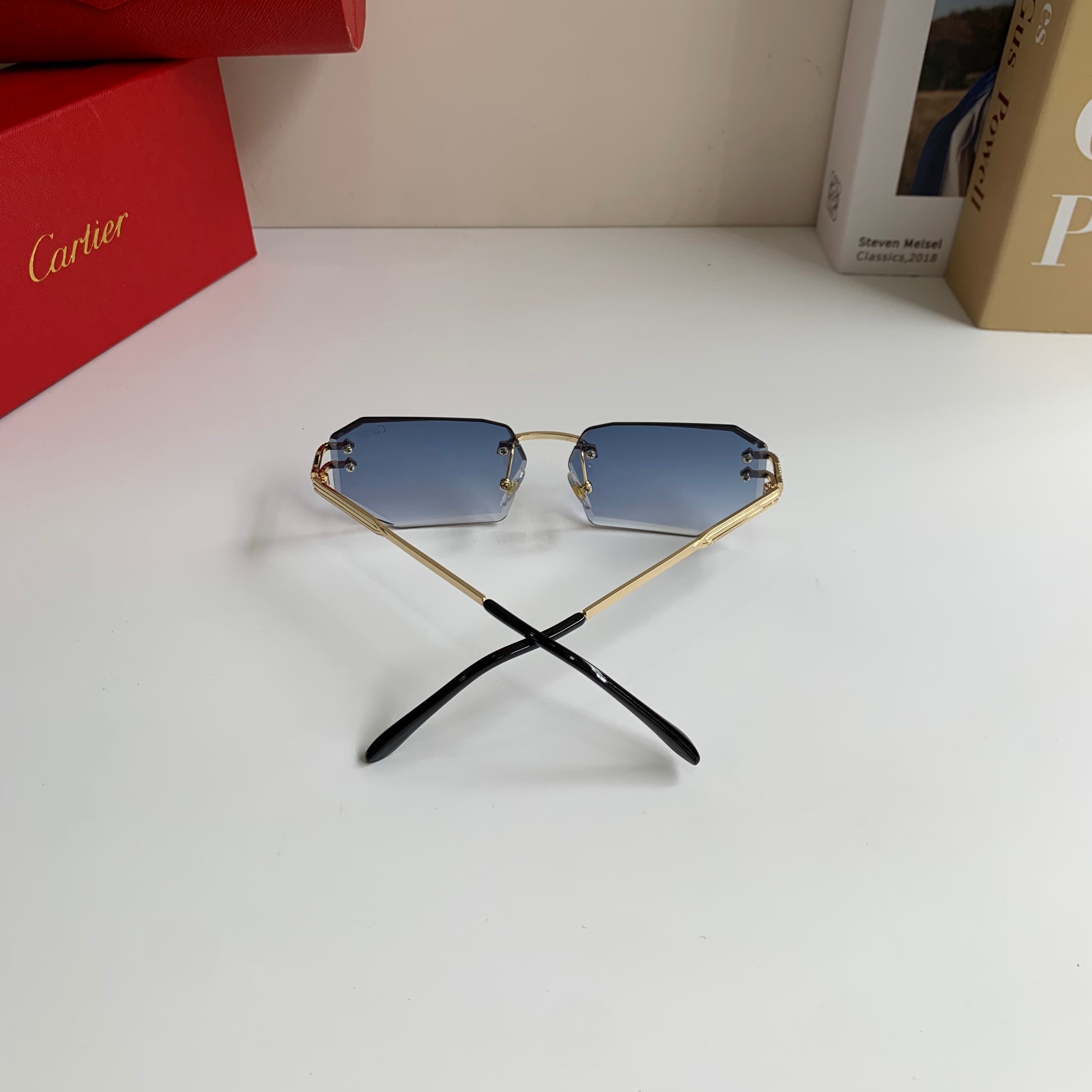Cartier Fashion Silver Lens Sunglasses for Men & Women - 432272 - detail image 8