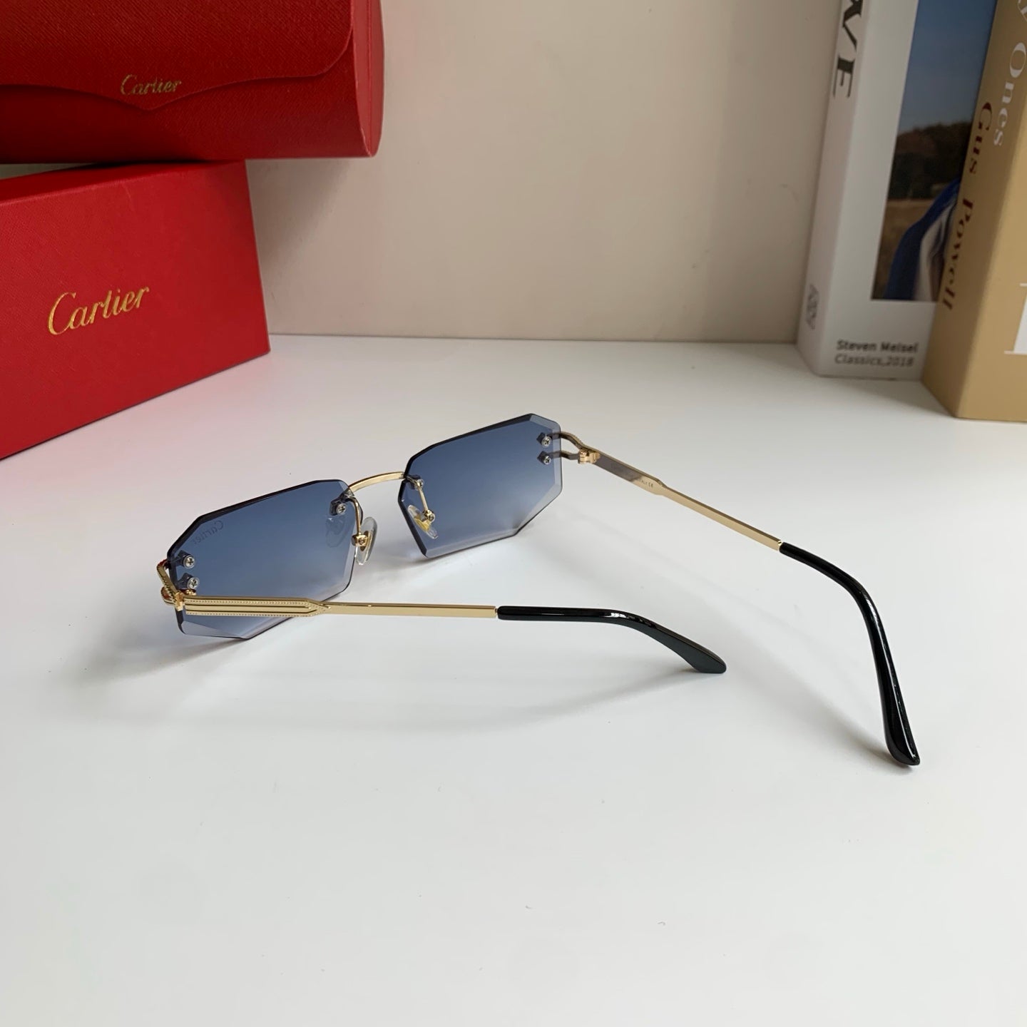 Cartier Fashion Silver Lens Sunglasses for Men & Women - 432272 - detail image 7