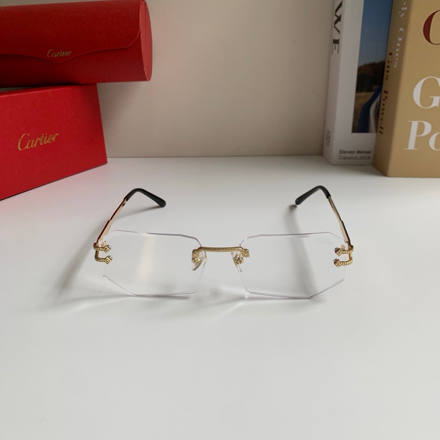Cartier Fashion Silver Lens Sunglasses for Men & Women - 432273 - detail image 3