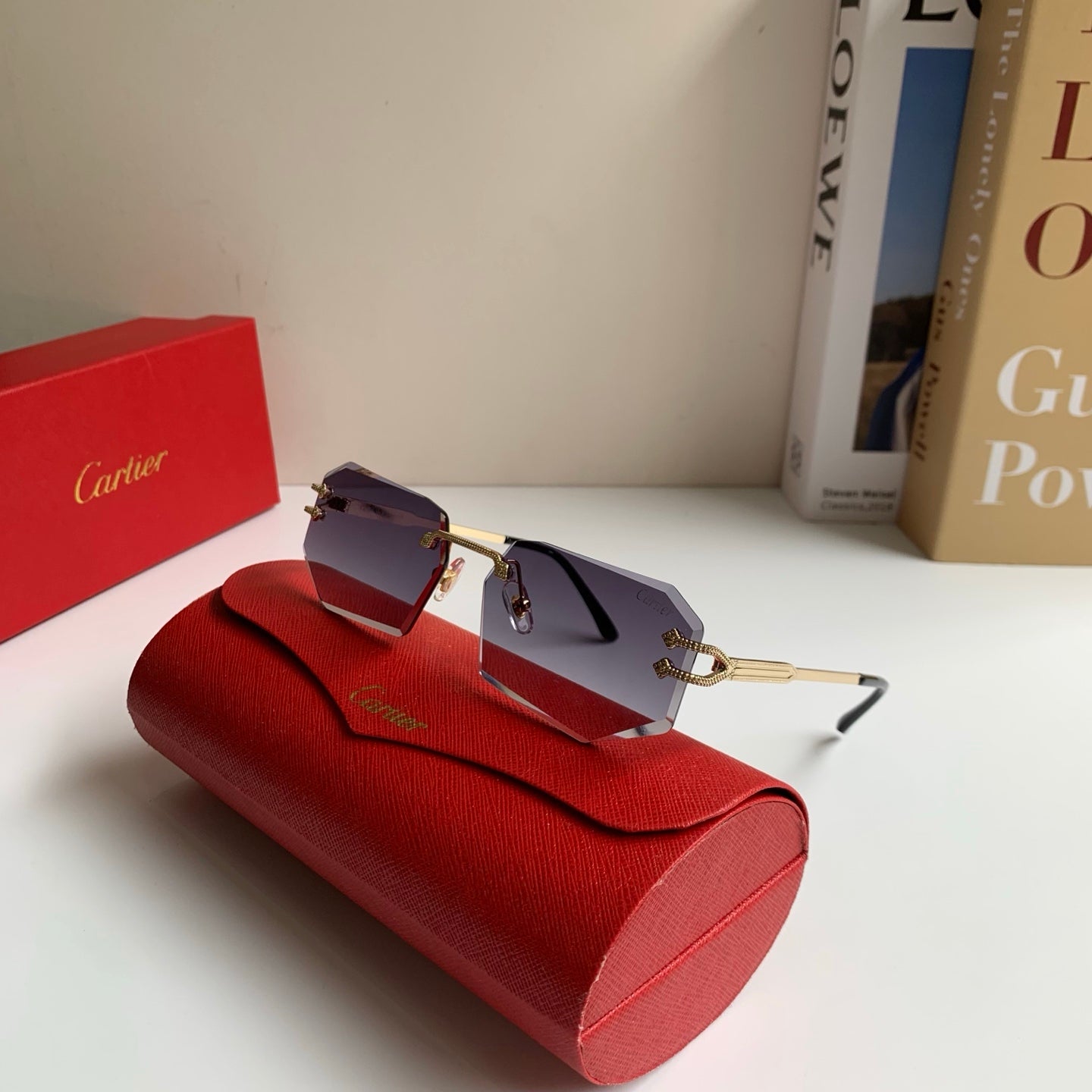 Cartier Fashion Silver Lens Sunglasses for Men & Women - 432274 - detail image 5