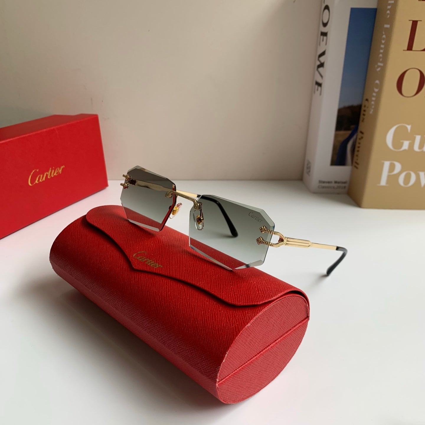 Cartier Fashion Silver Lens Sunglasses for Men & Women - 432275 - detail image 4