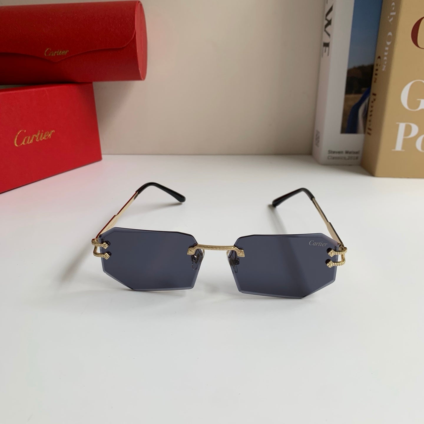 Cartier Fashion Silver Lens Sunglasses for Men & Women - 432276 - detail image 3