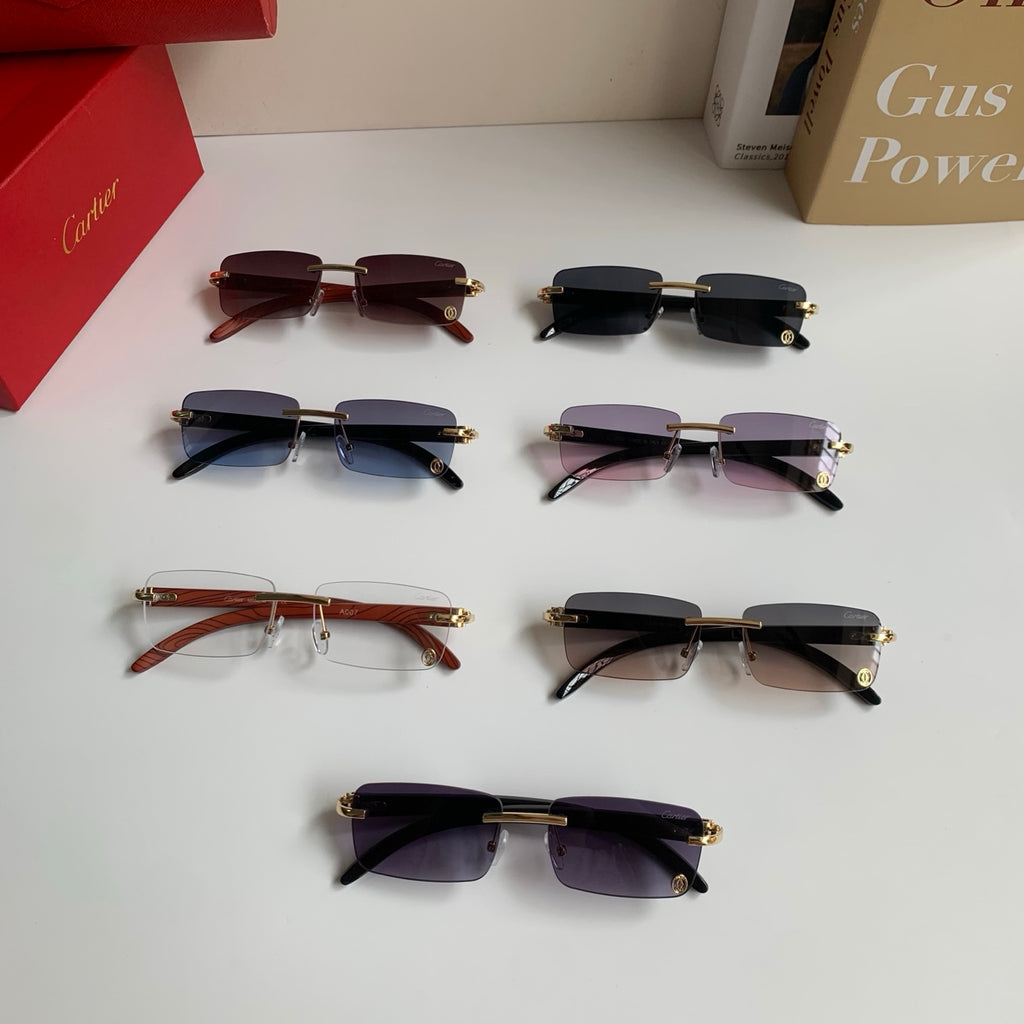 Cartier Fashion Silver Lens Sunglasses for Men & Women - 449472 - detail image 9