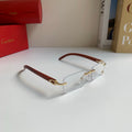 Cartier Fashion Silver Lens Sunglasses for Men & Women - 449471