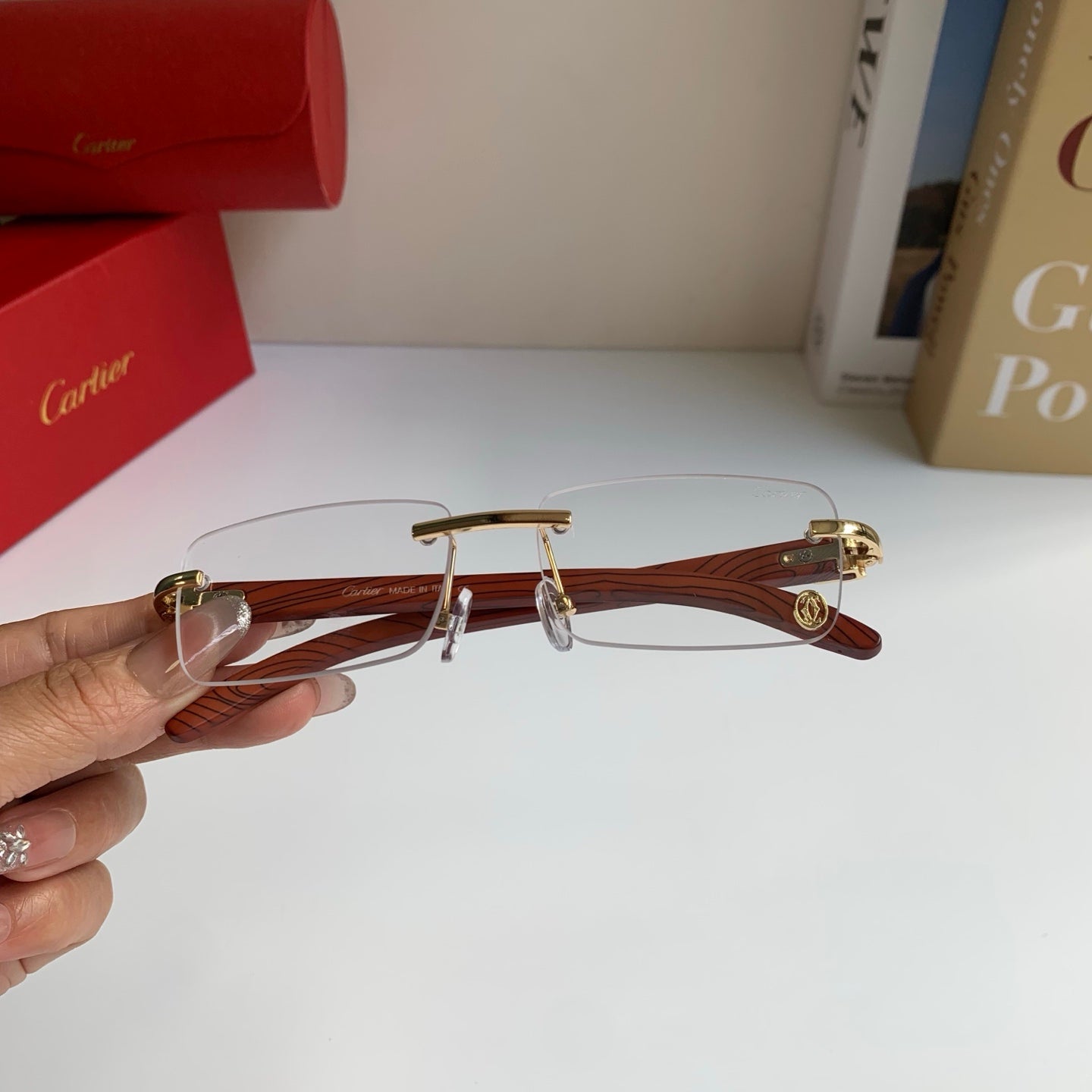 Cartier Fashion Silver Lens Sunglasses for Men & Women - 449471 - detail image 3