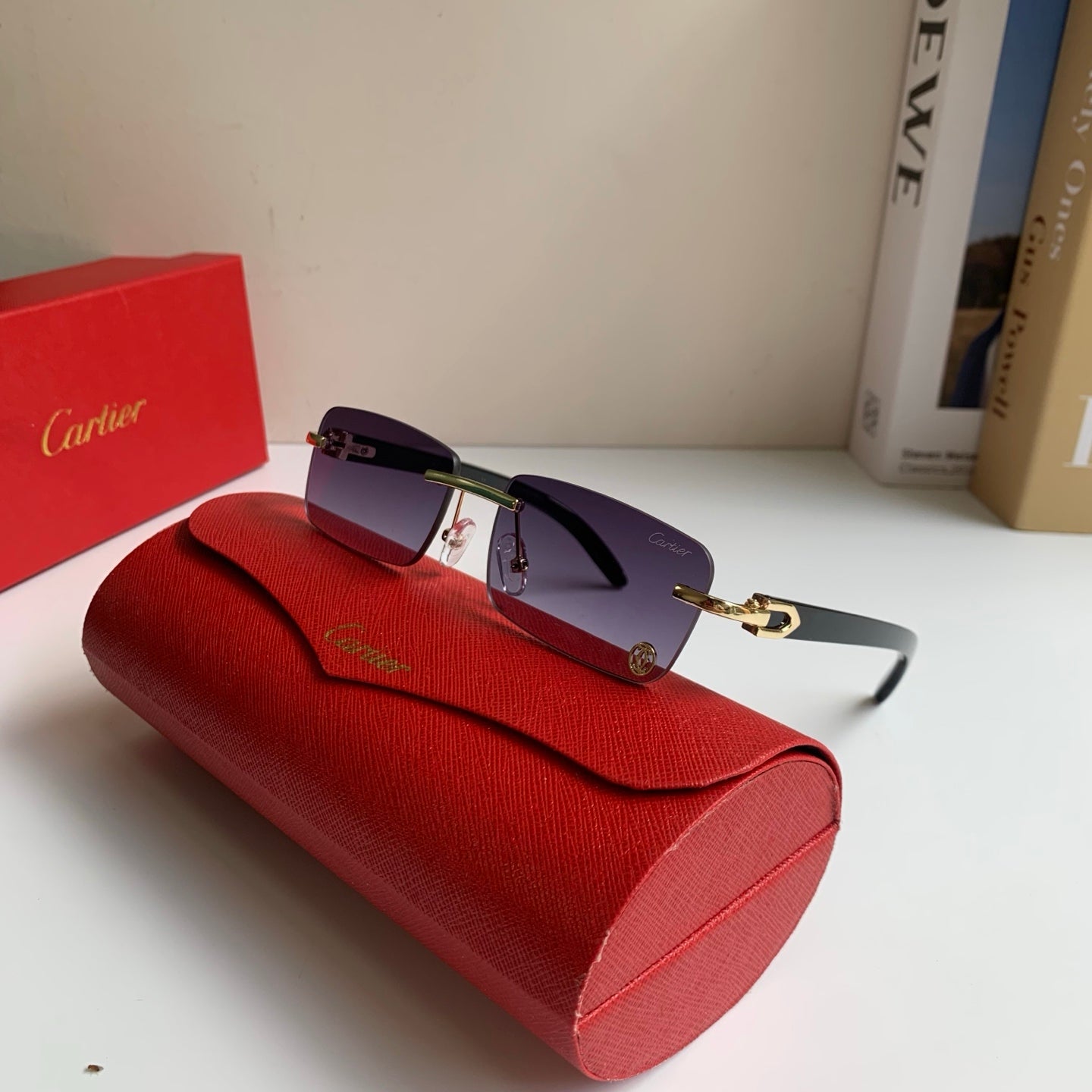 Cartier Fashion Silver Lens Sunglasses for Men & Women - 449472 - detail image 4