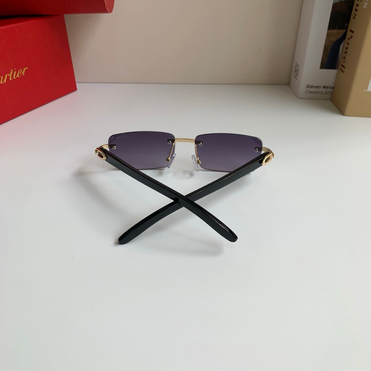 Cartier Fashion Silver Lens Sunglasses for Men & Women - 449472 - detail image 6