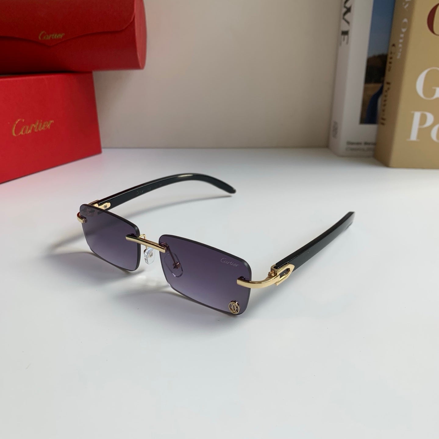 Cartier Fashion Silver Lens Sunglasses for Men & Women - 449472 - detail image 2