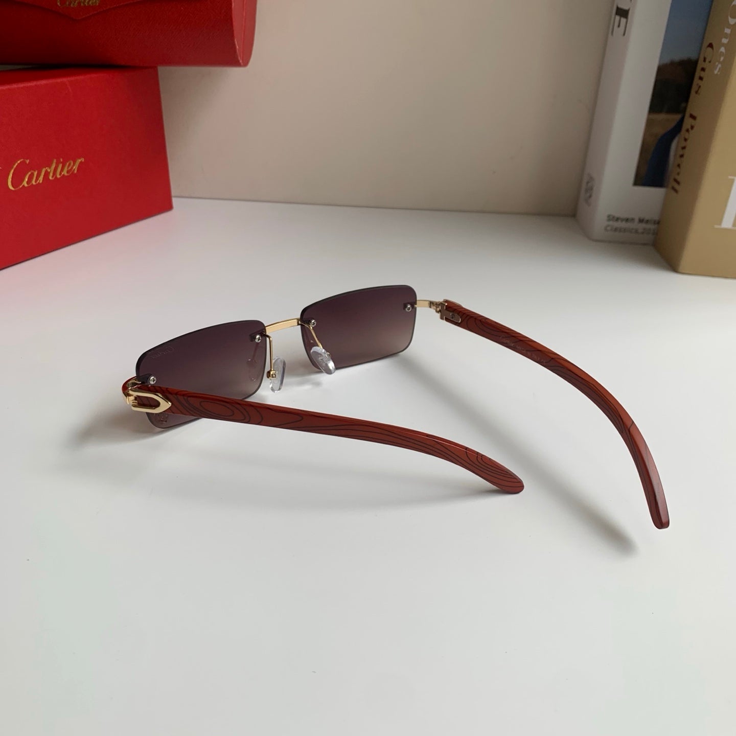 Cartier Fashion Silver Lens Sunglasses for Men & Women - 449473 - detail image 6