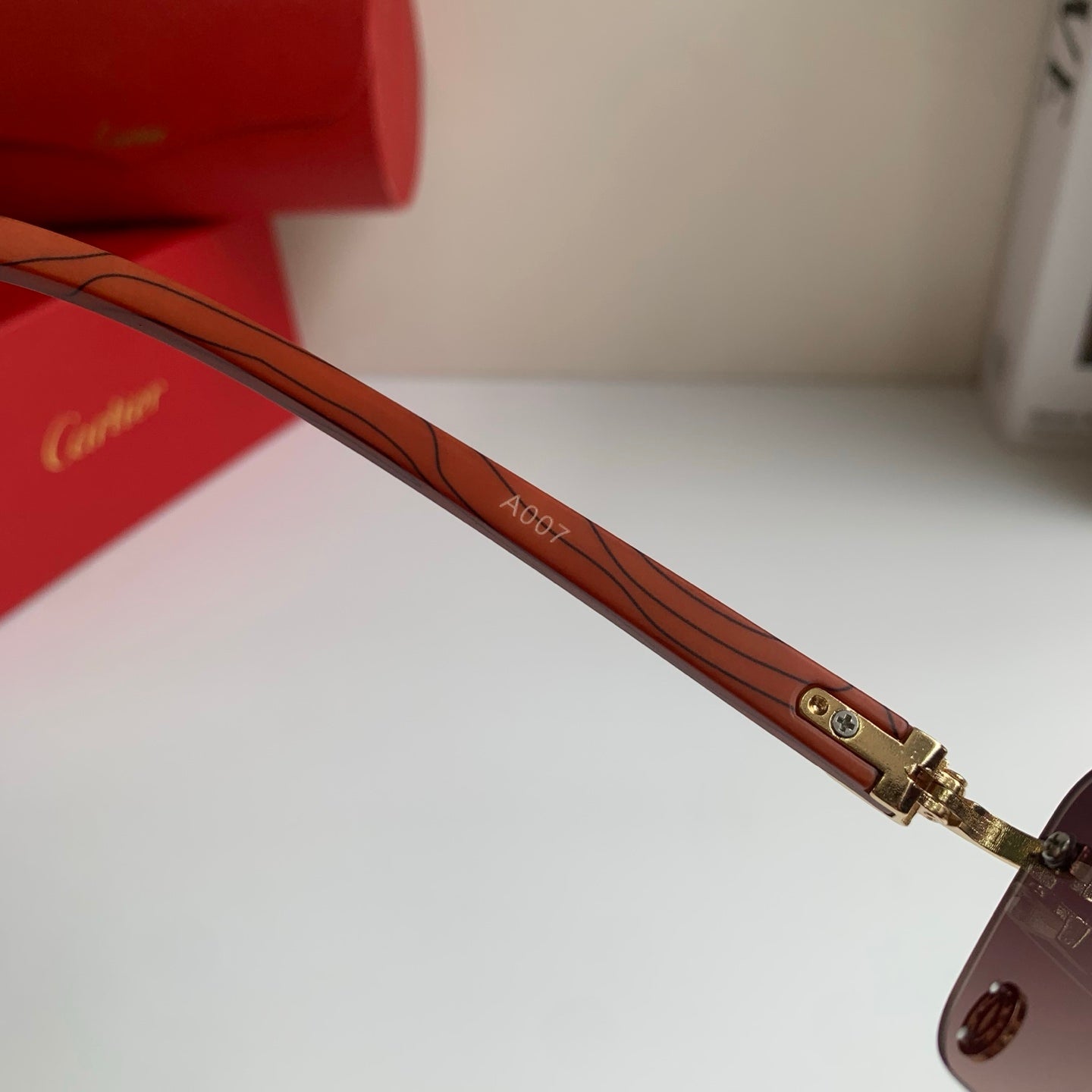 Cartier Fashion Silver Lens Sunglasses for Men & Women - 449473 - detail image 7