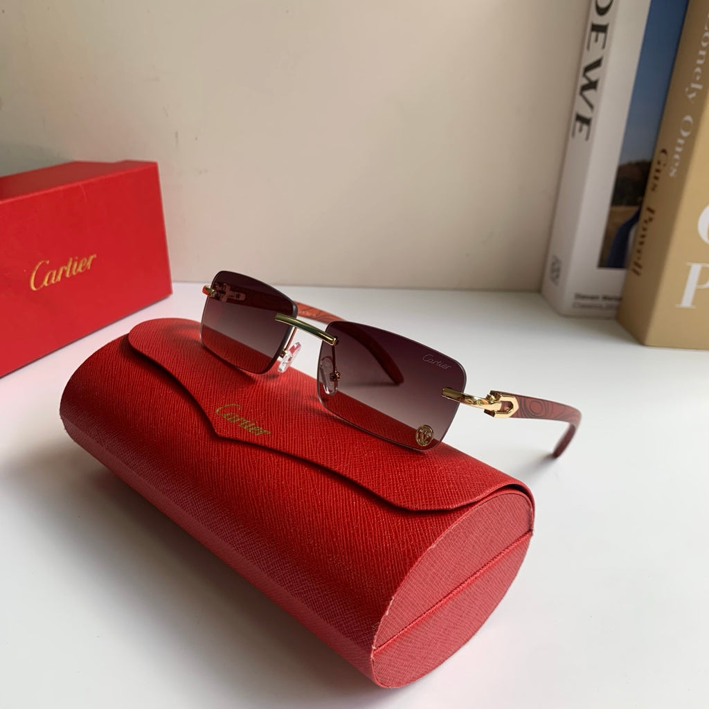 Cartier Fashion Silver Lens Sunglasses for Men & Women - 449473 - detail image 4