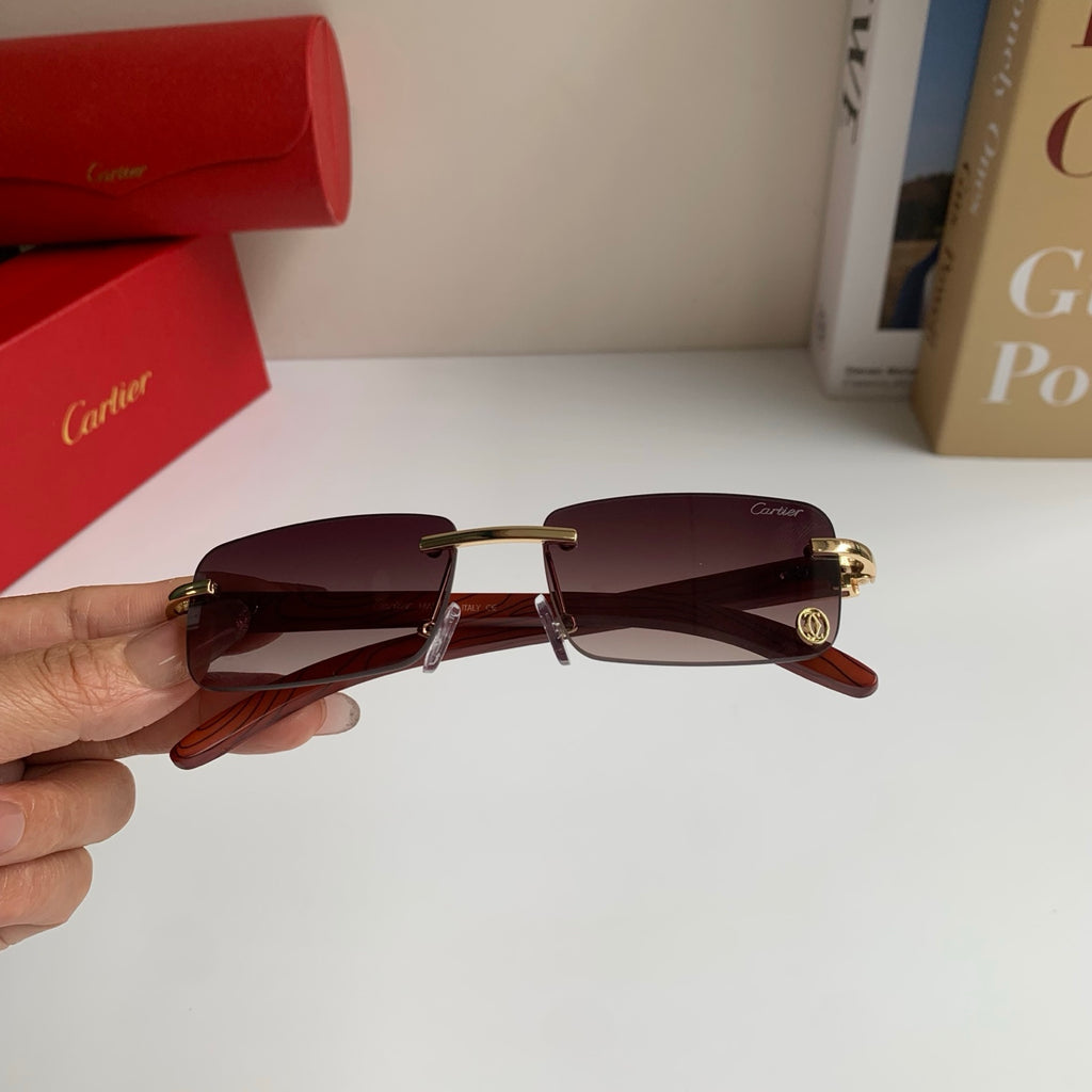 Cartier Fashion Silver Lens Sunglasses for Men & Women - 449473 - detail image 3