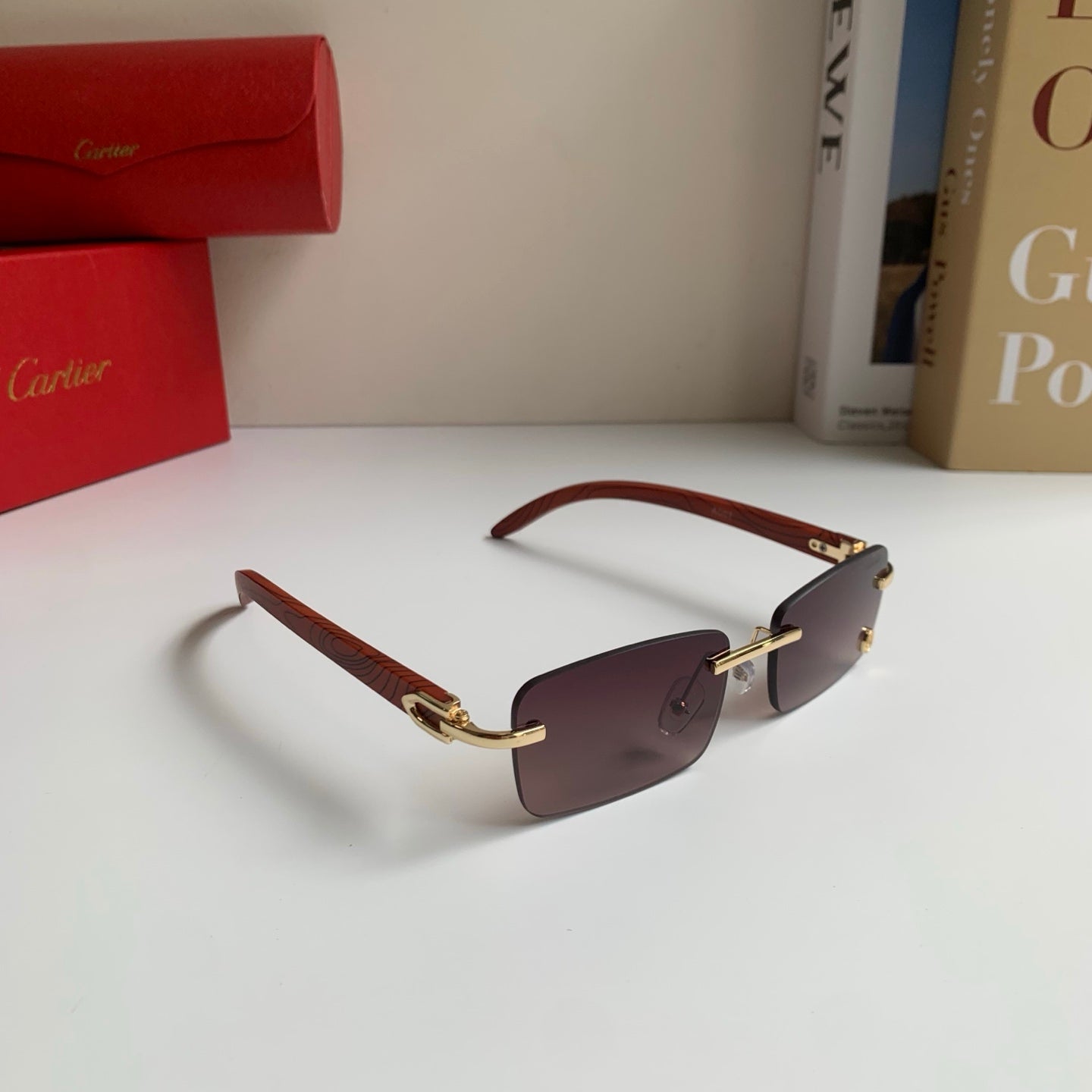 Cartier Fashion Silver Lens Sunglasses for Men & Women - 449473