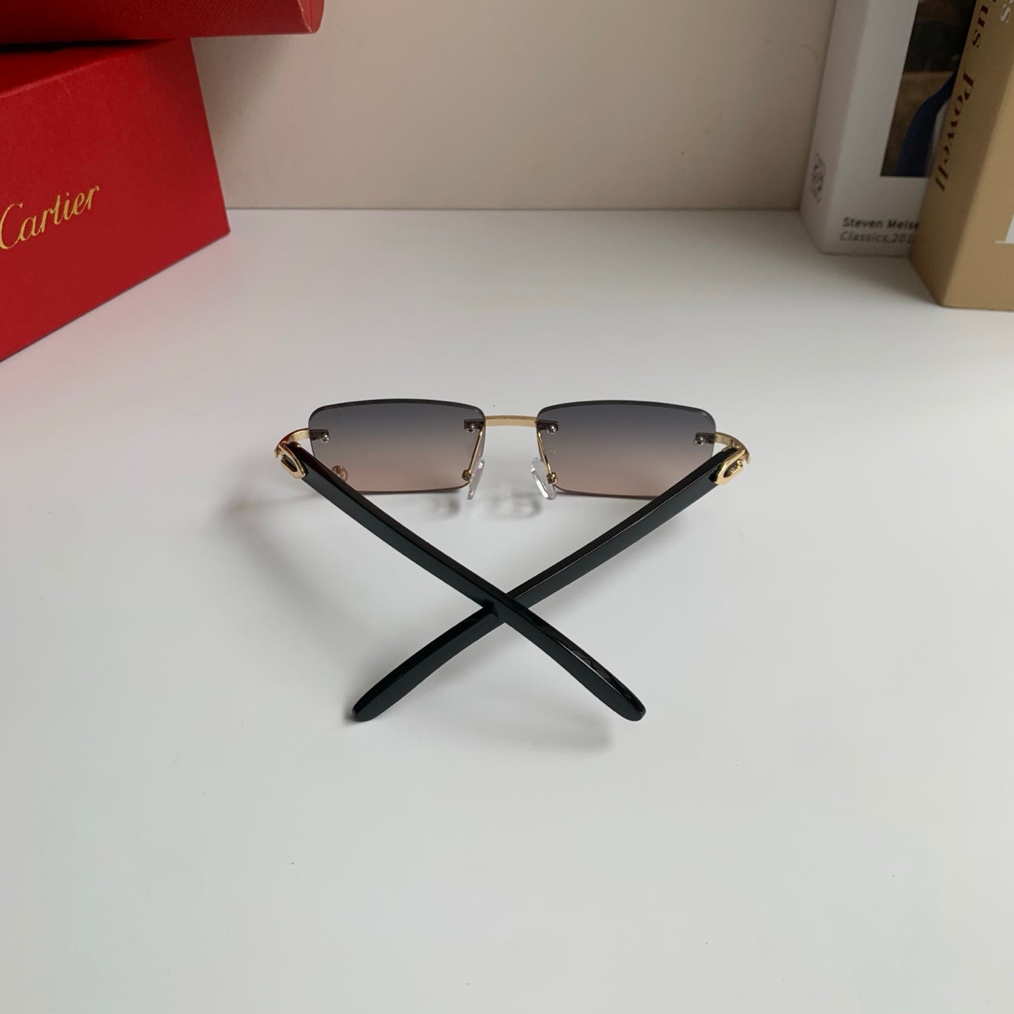 Cartier Fashion Silver Lens Sunglasses for Men & Women - 449474 - detail image 8
