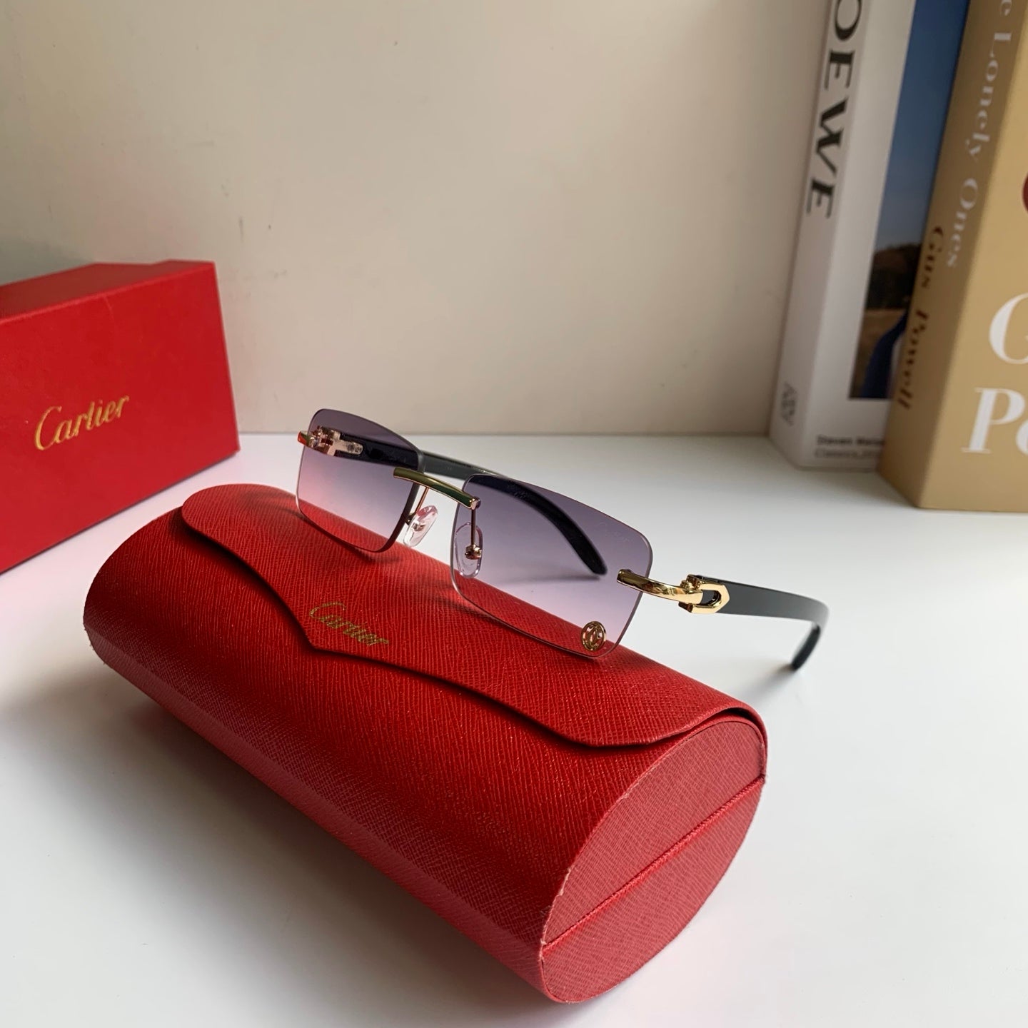 Cartier Fashion Silver Lens Sunglasses for Men & Women - 449475 - detail image 5