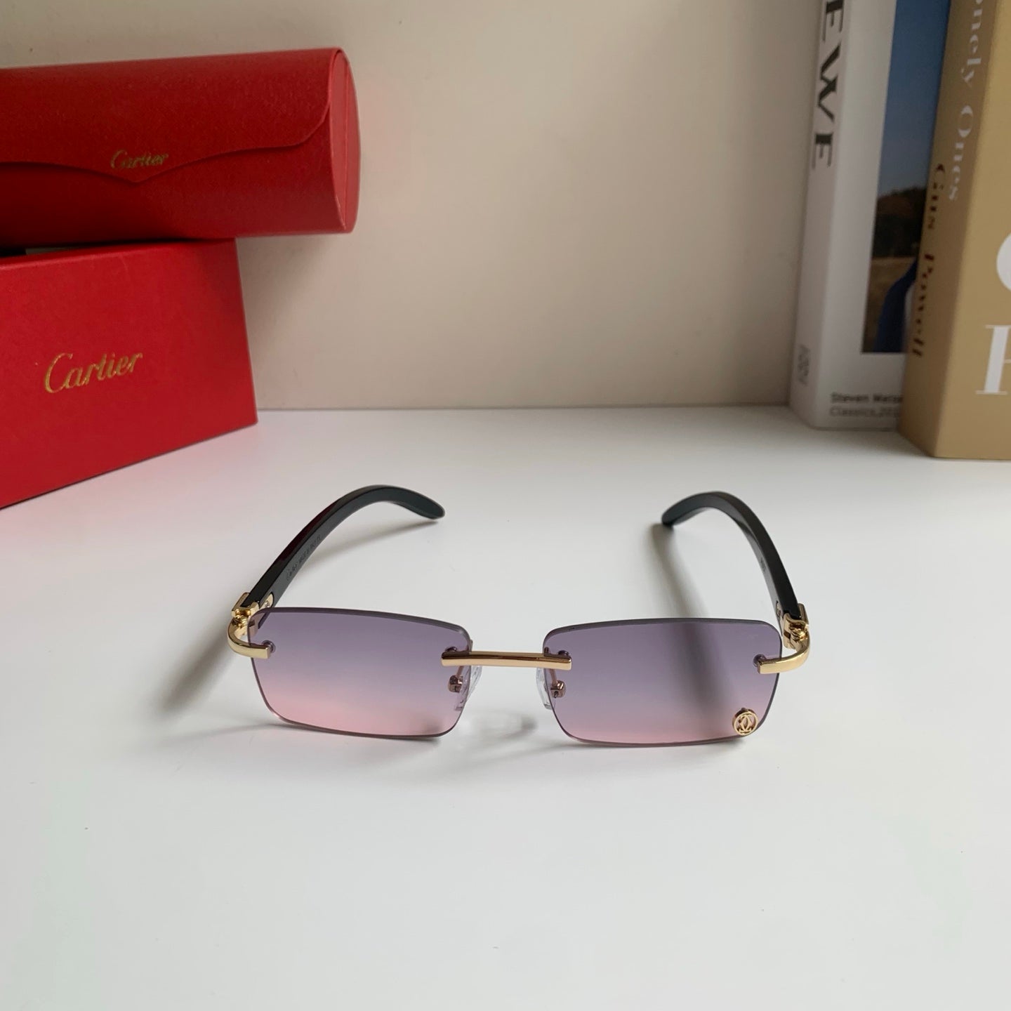 Cartier Fashion Silver Lens Sunglasses for Men & Women - 449475 - detail image 3