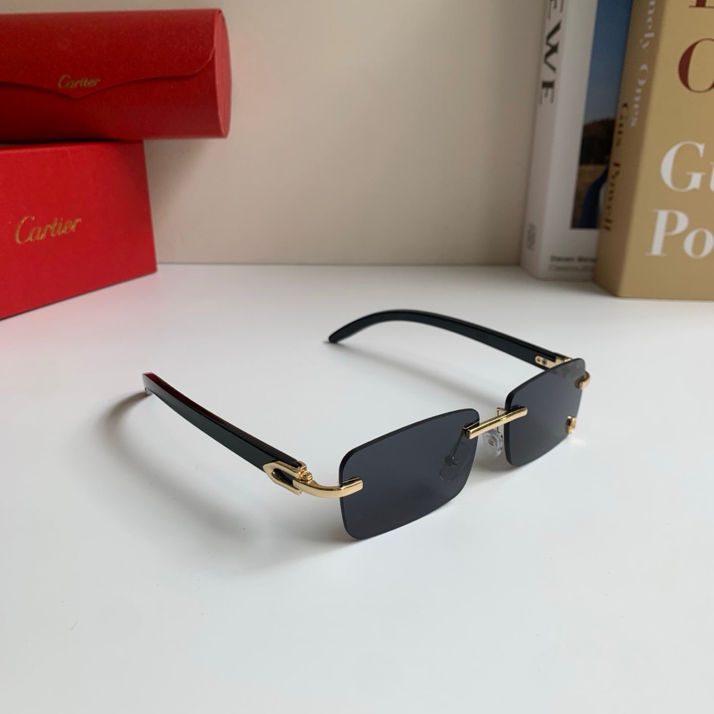 Cartier Fashion Silver Lens Sunglasses for Men & Women - 449476