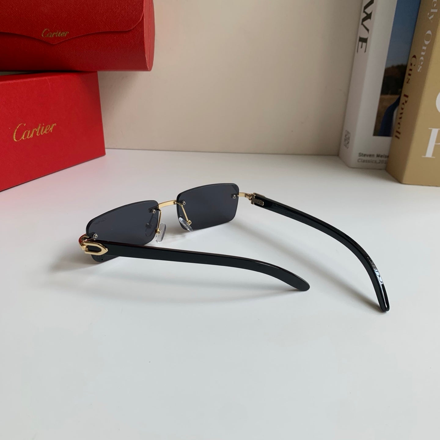 Cartier Fashion Silver Lens Sunglasses for Men & Women - 449476 - detail image 7