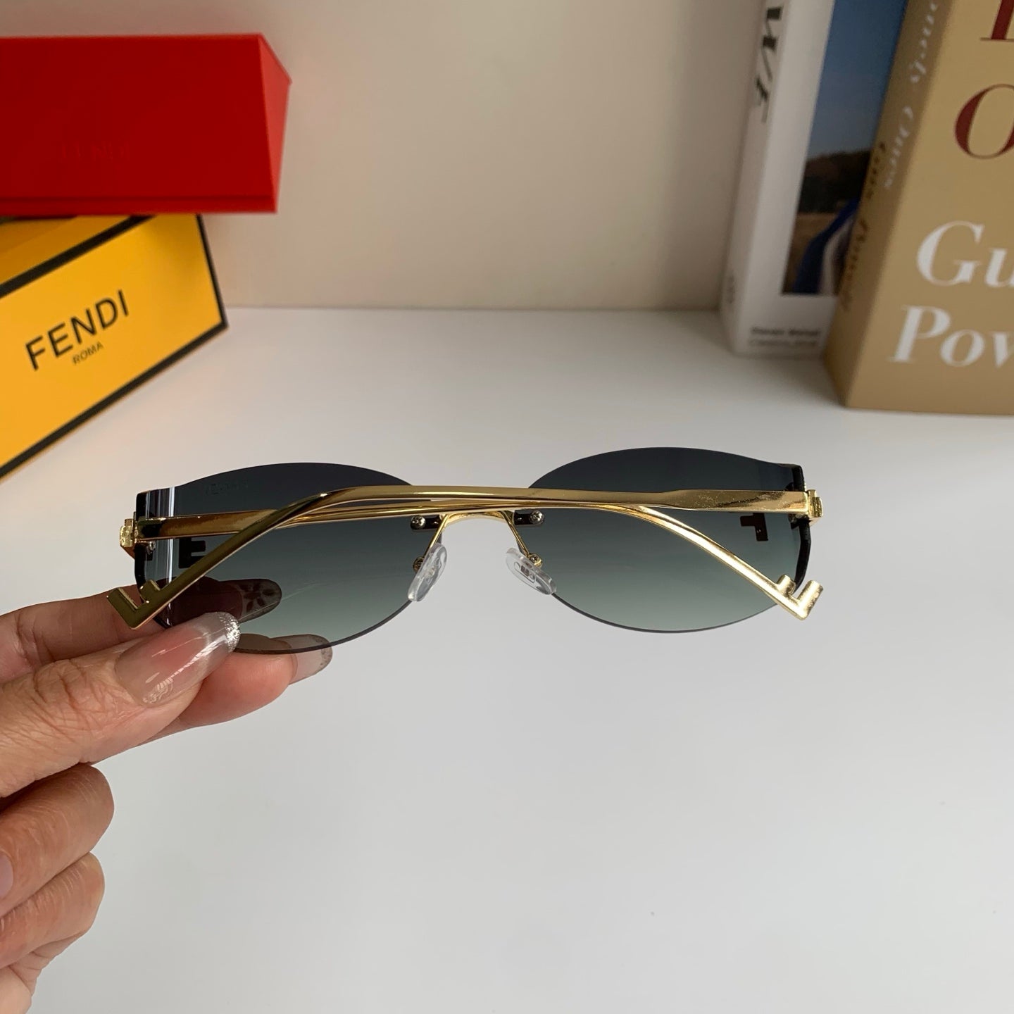 Fendi Fashion Silver Lens Sunglasses for Men & Women - 358767 - detail image 8