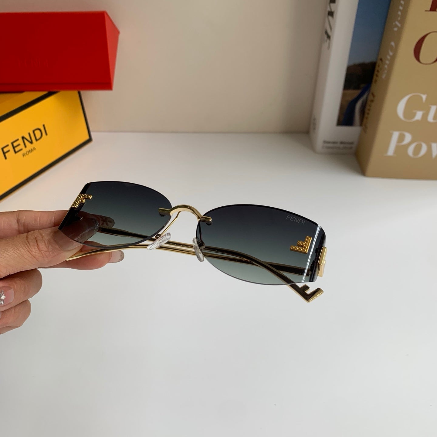 Fendi Fashion Silver Lens Sunglasses for Men & Women - 358767 - detail image 3