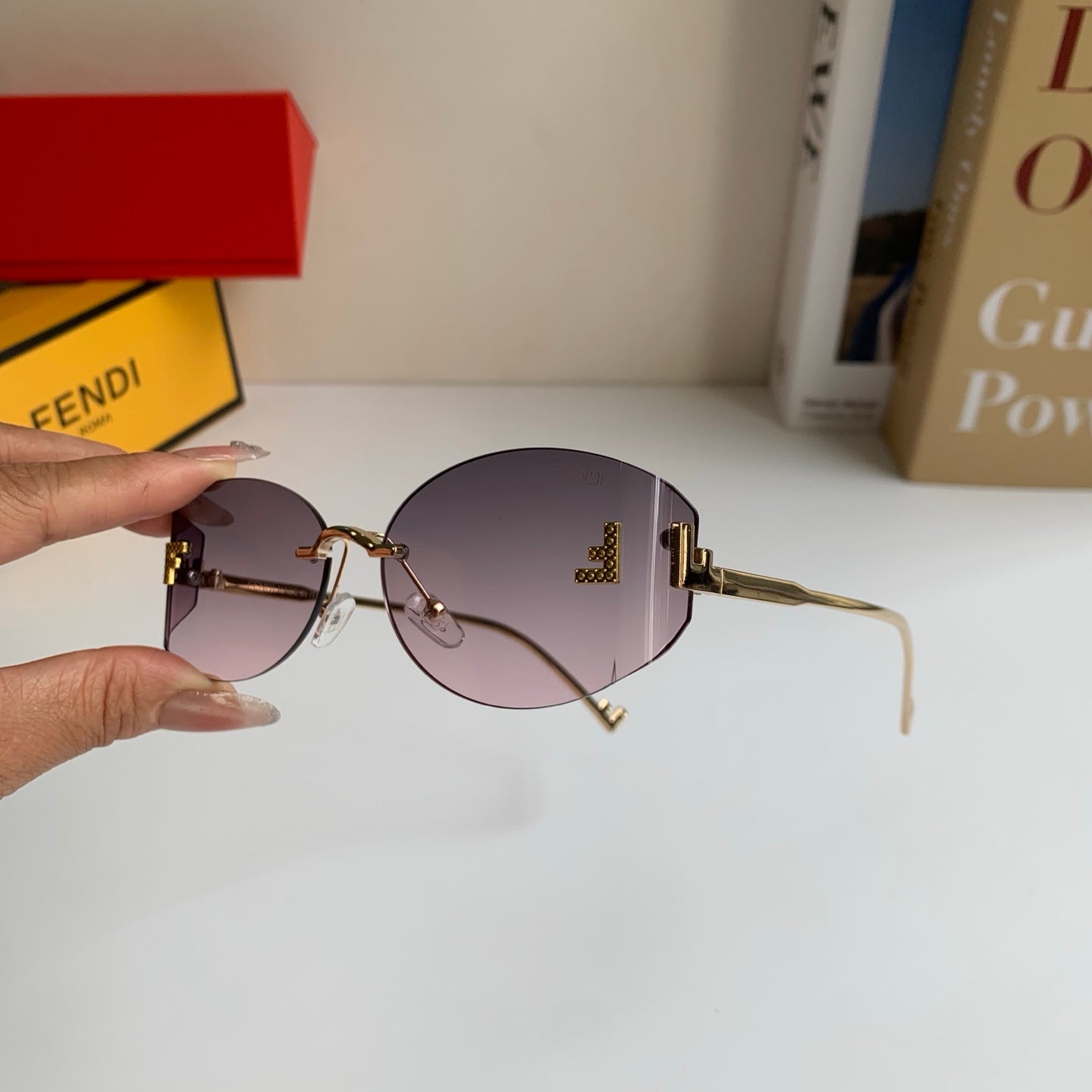 Fendi Fashion Silver Lens Sunglasses for Men & Women - 449820 - detail image 6