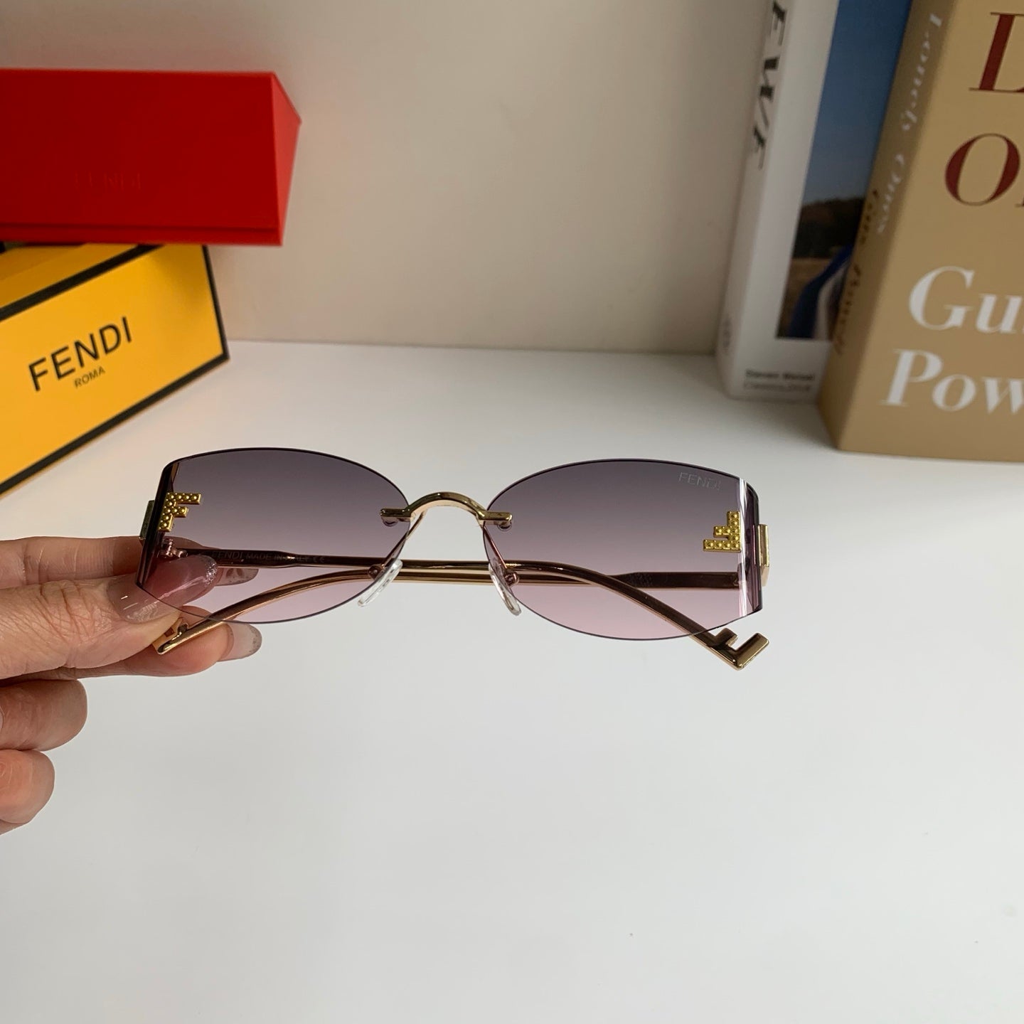 Fendi Fashion Silver Lens Sunglasses for Men & Women - 449820 - detail image 4