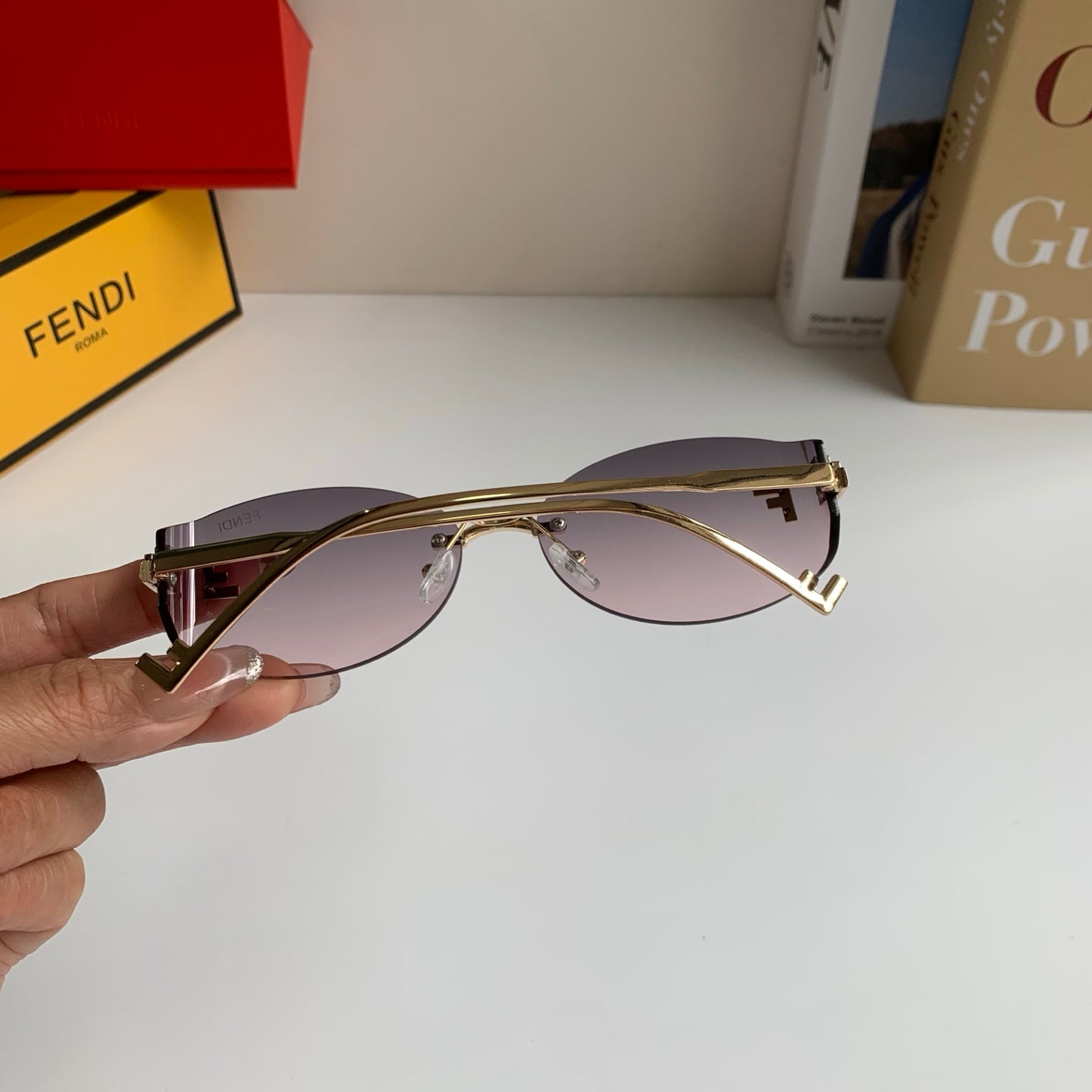 Fendi Fashion Silver Lens Sunglasses for Men & Women - 449820 - detail image 7