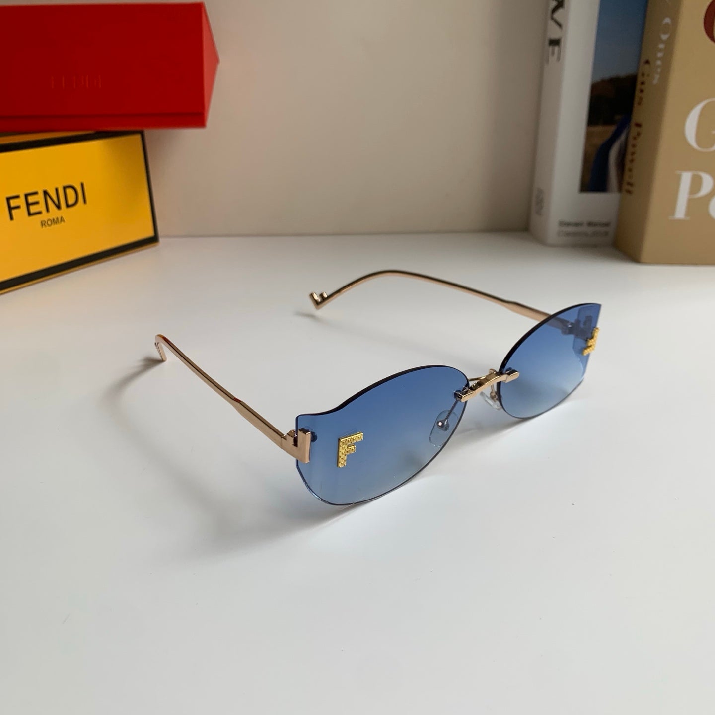 Fendi Fashion Silver Lens Sunglasses for Men & Women - 449821
