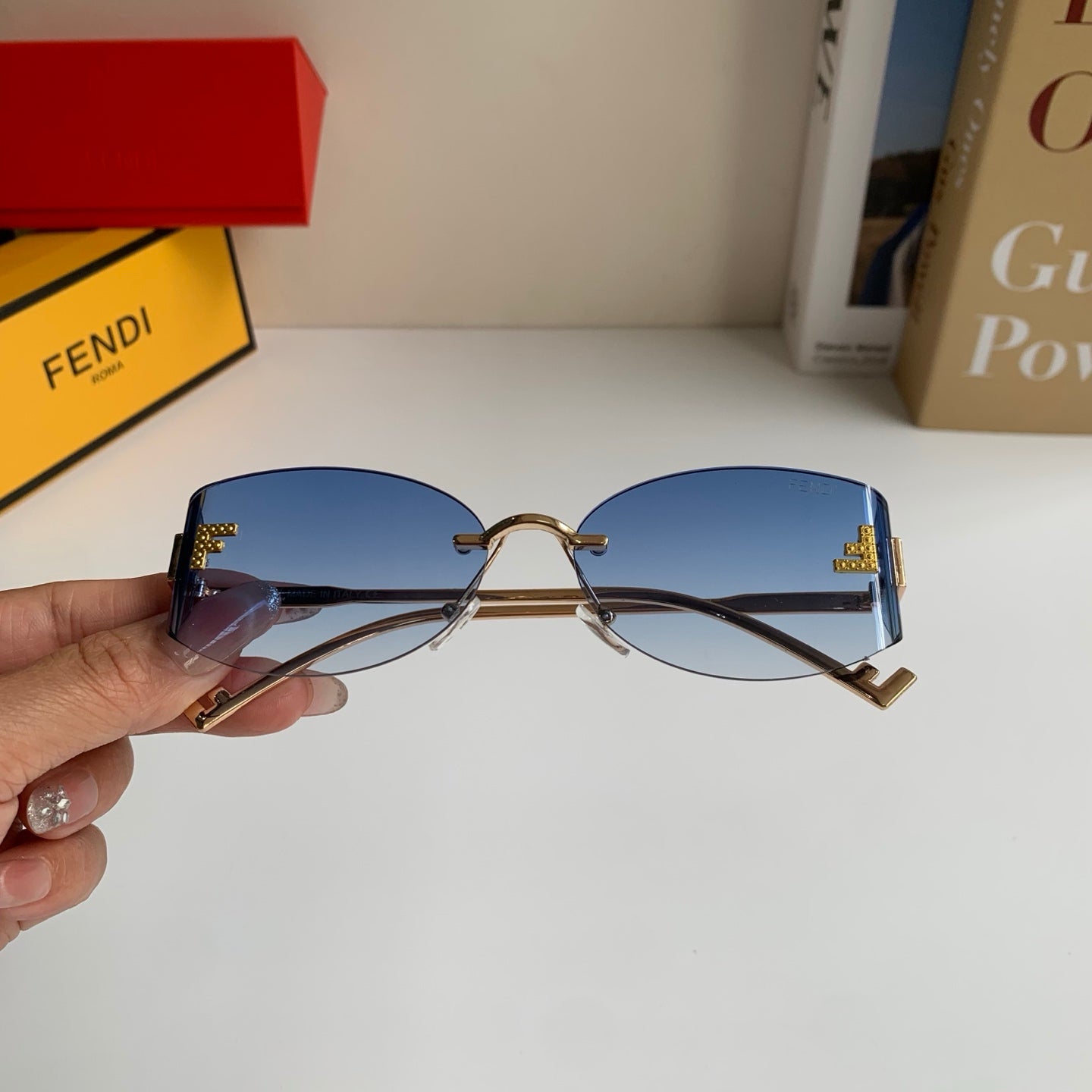 Fendi Fashion Silver Lens Sunglasses for Men & Women - 449821 - detail image 3