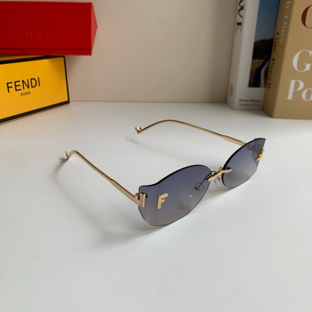 Fendi Fashion Silver Lens Sunglasses for Men & Women - 449823