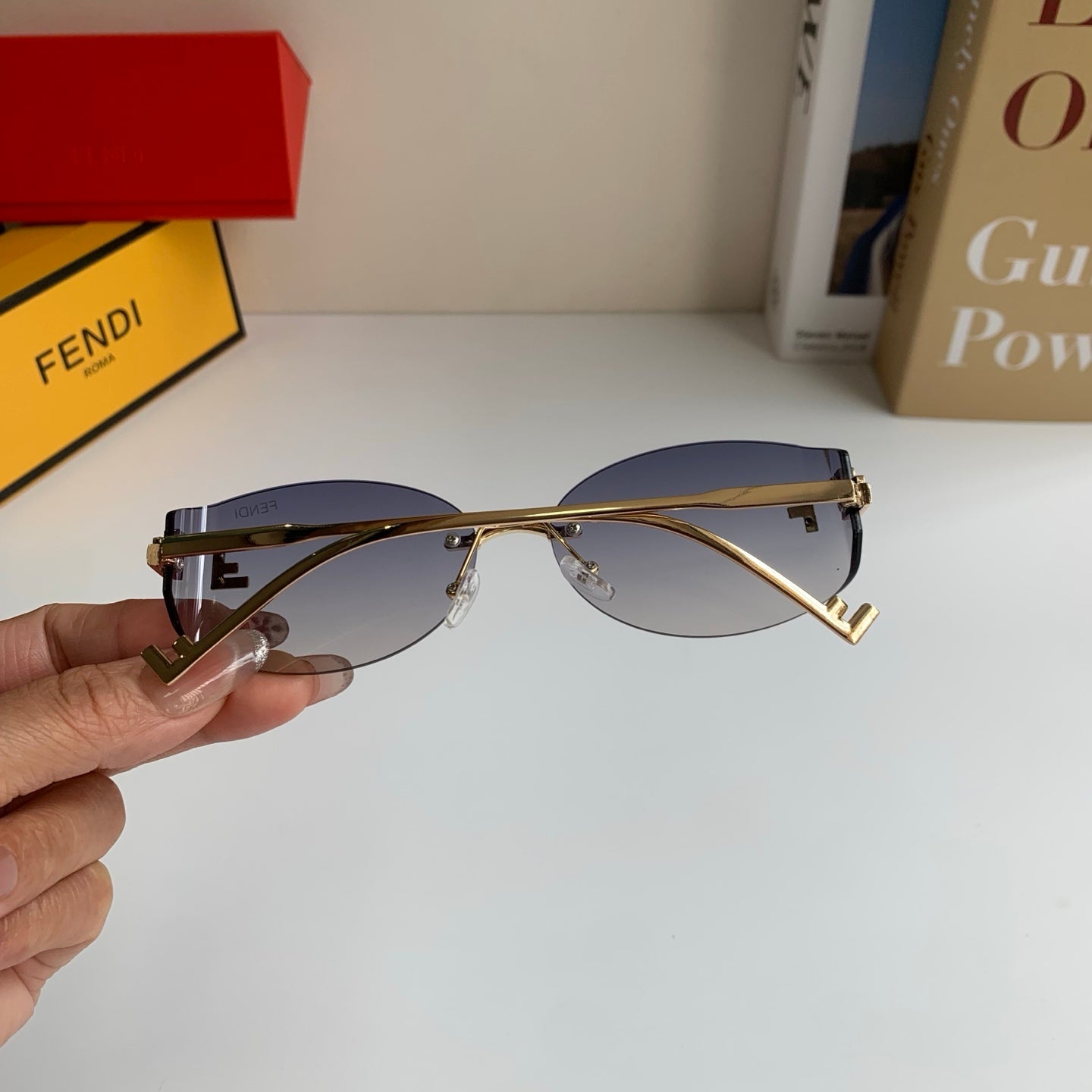 Fendi Fashion Silver Lens Sunglasses for Men & Women - 358771 - detail image 8