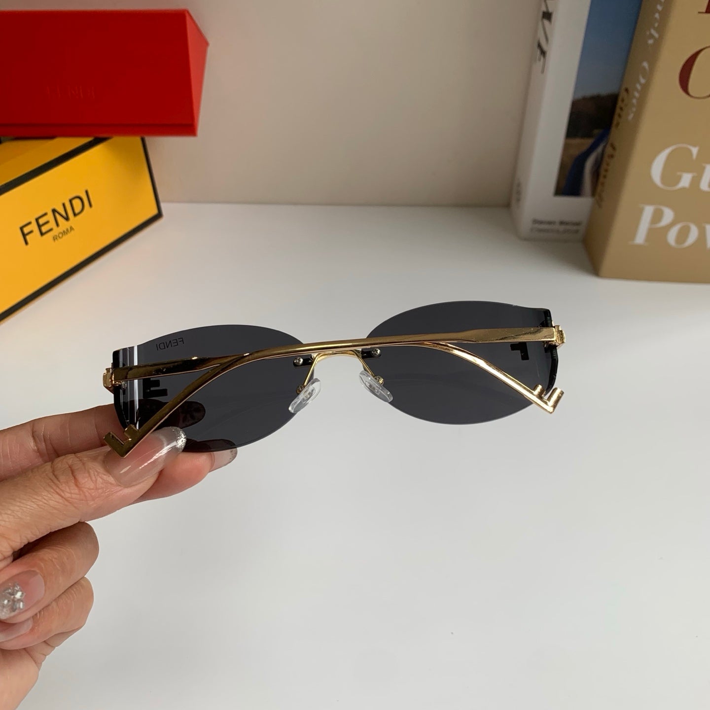 Fendi Fashion Silver Lens Sunglasses for Men & Women - 449824 - detail image 6