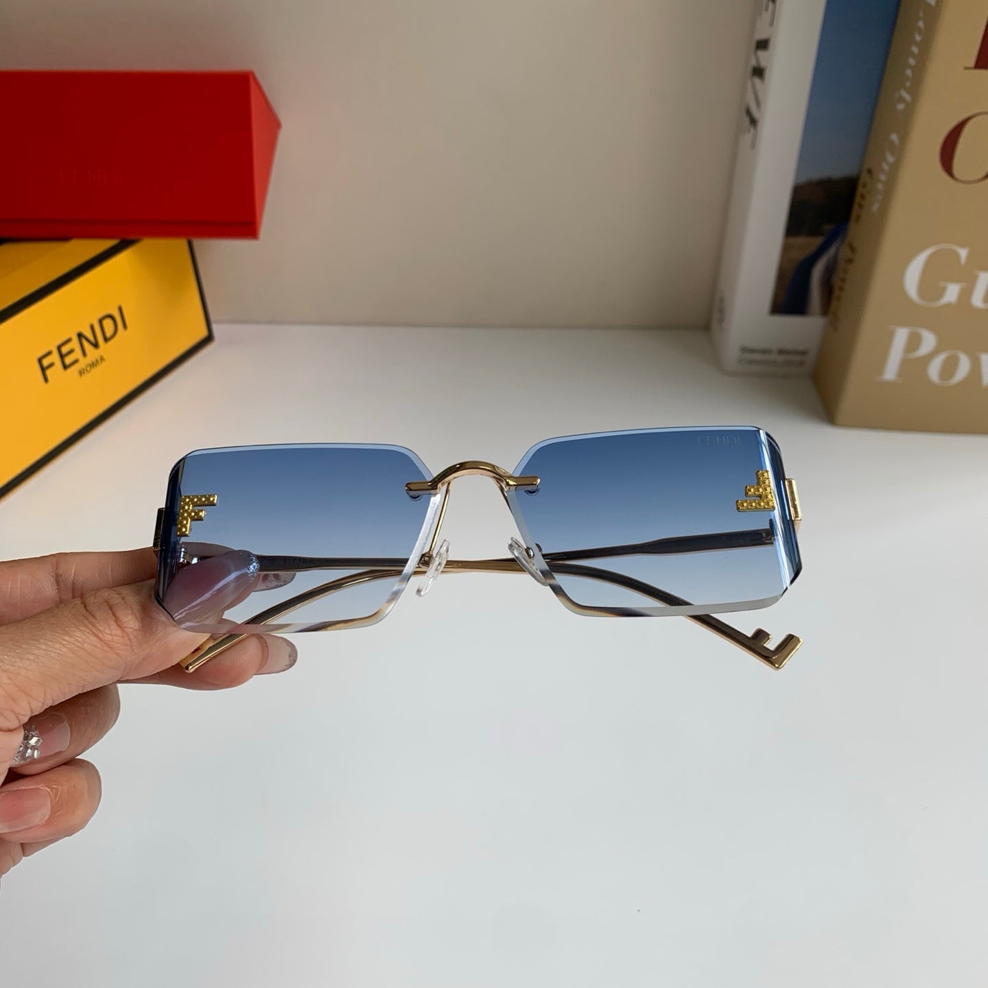 Fendi Fashion Silver Lens Sunglasses for Men & Women - 449836 - detail image 3